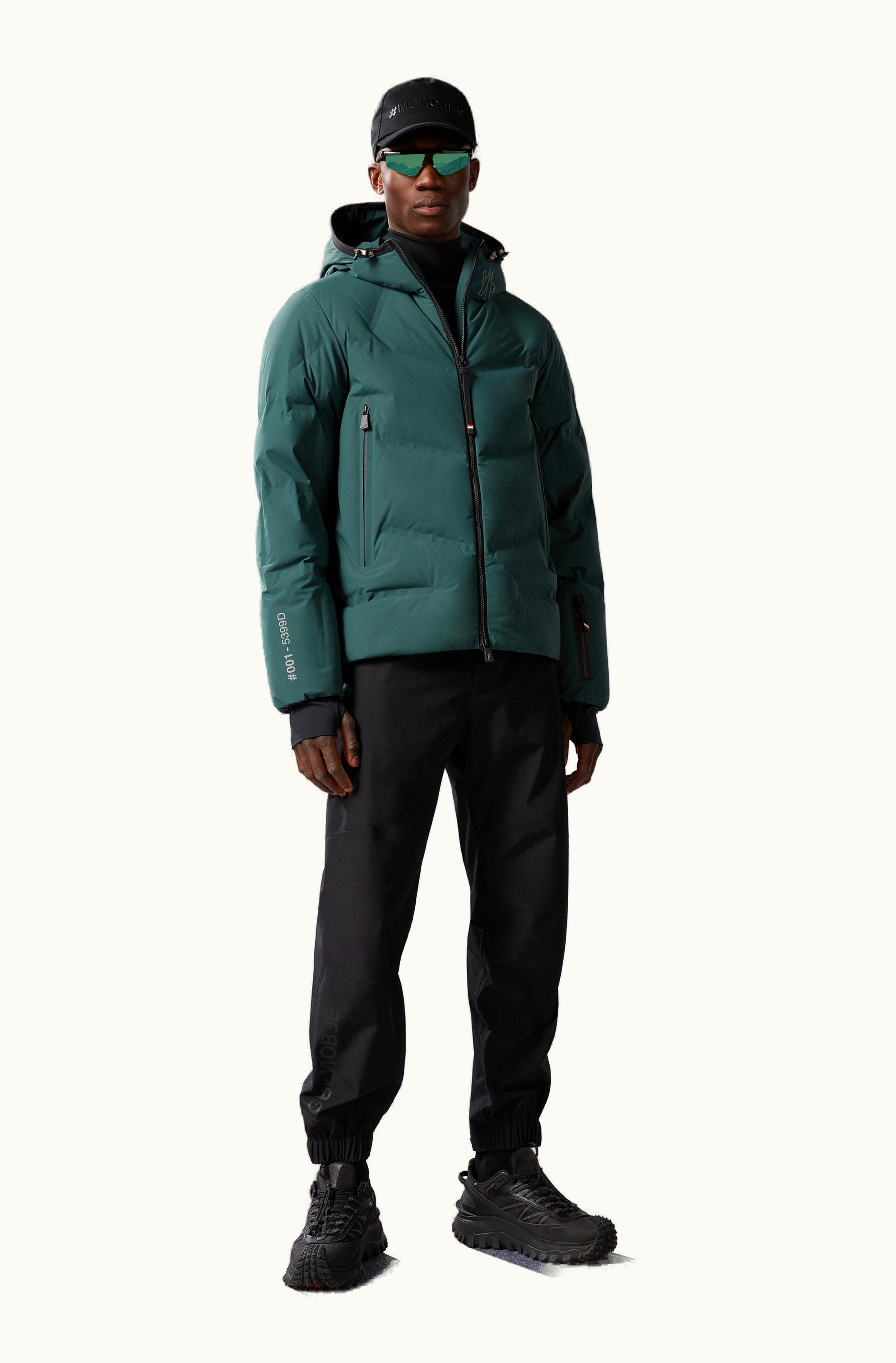 Moncler Moncler Arcesaz Short Down Jacket Teal Green