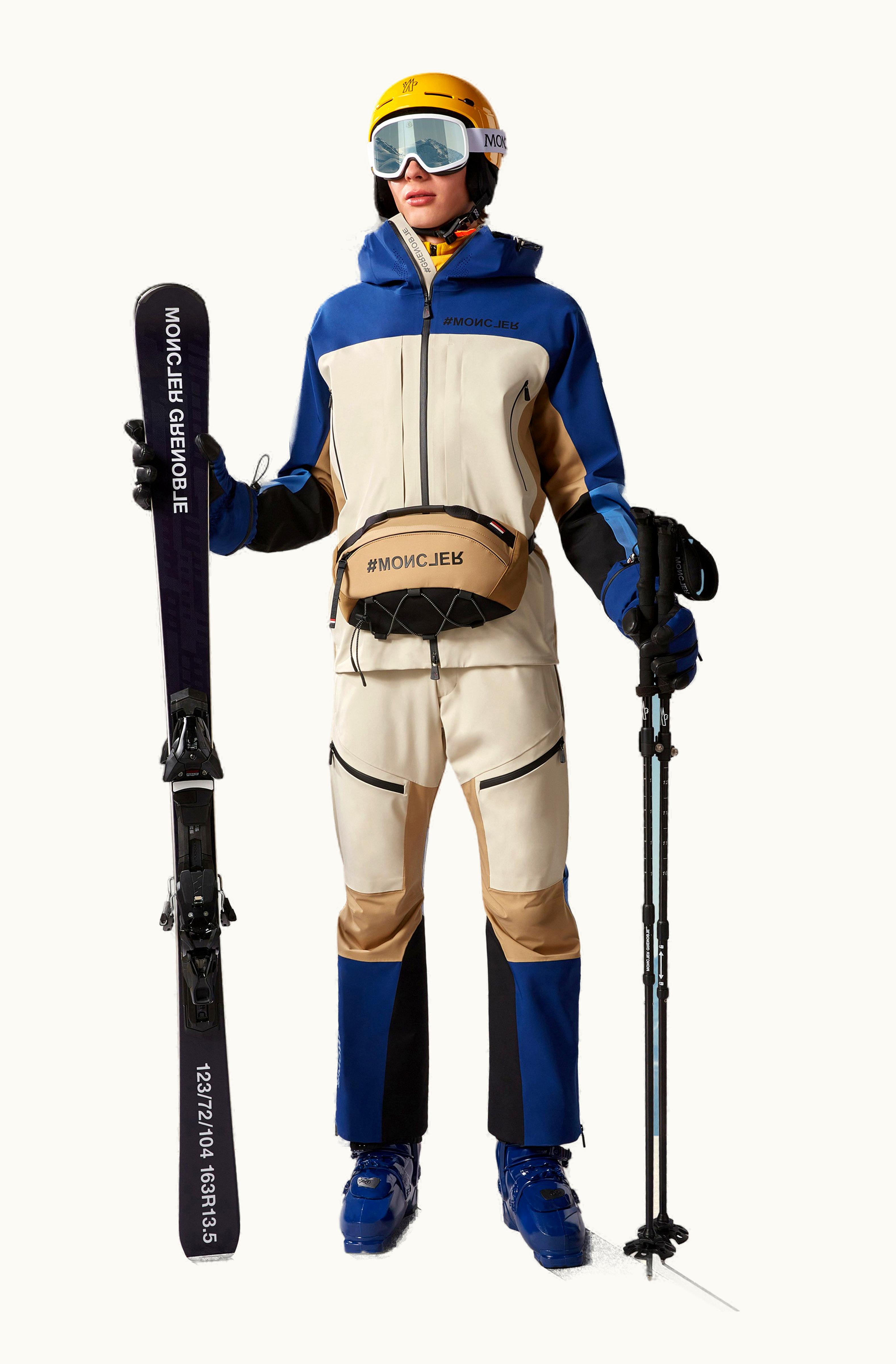 Moncler Moncler Brizon Ski Jacket Blue & White & Red