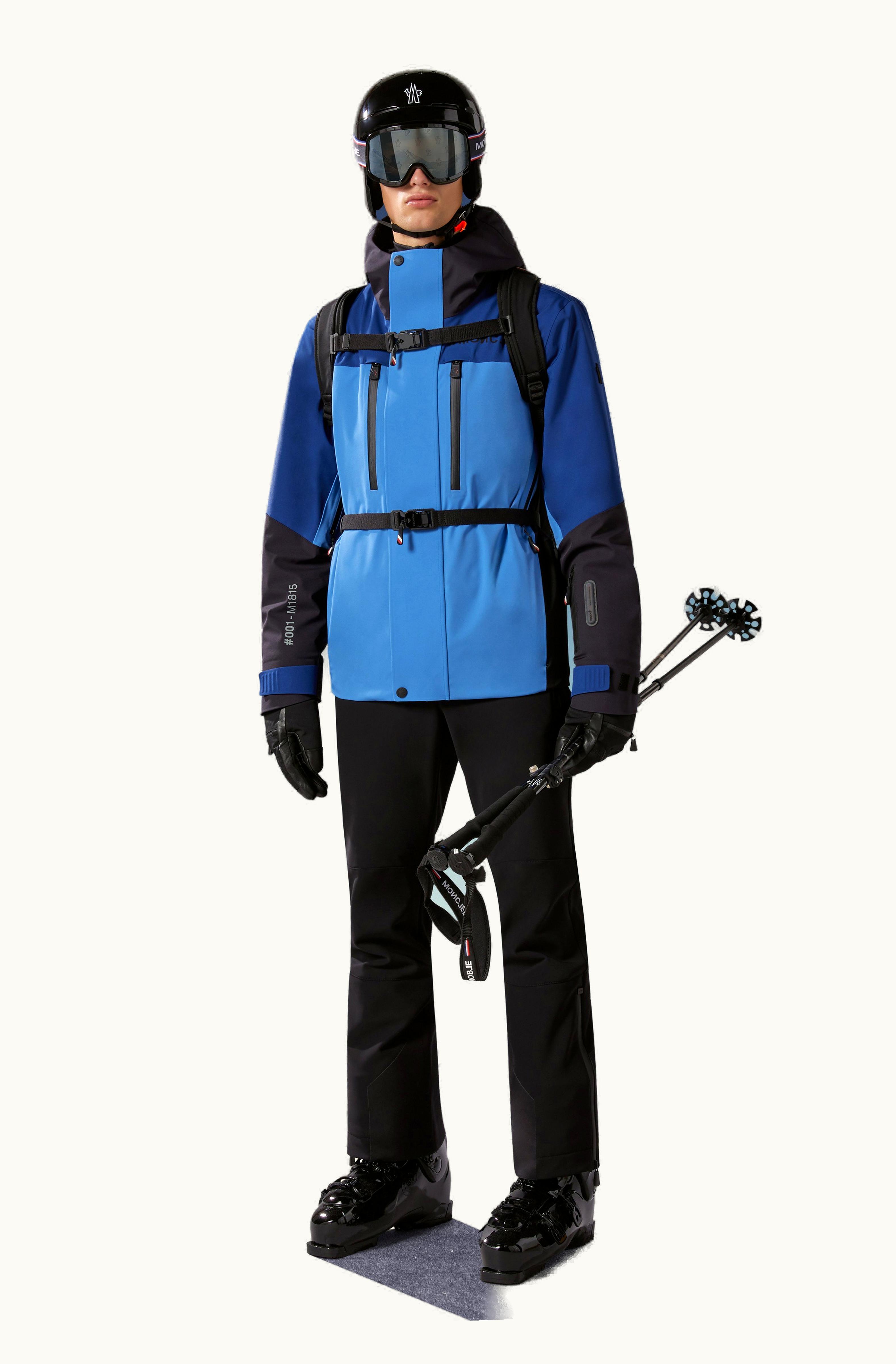 Moncler Moncler Cerniat Ski Jacket Blue & Black