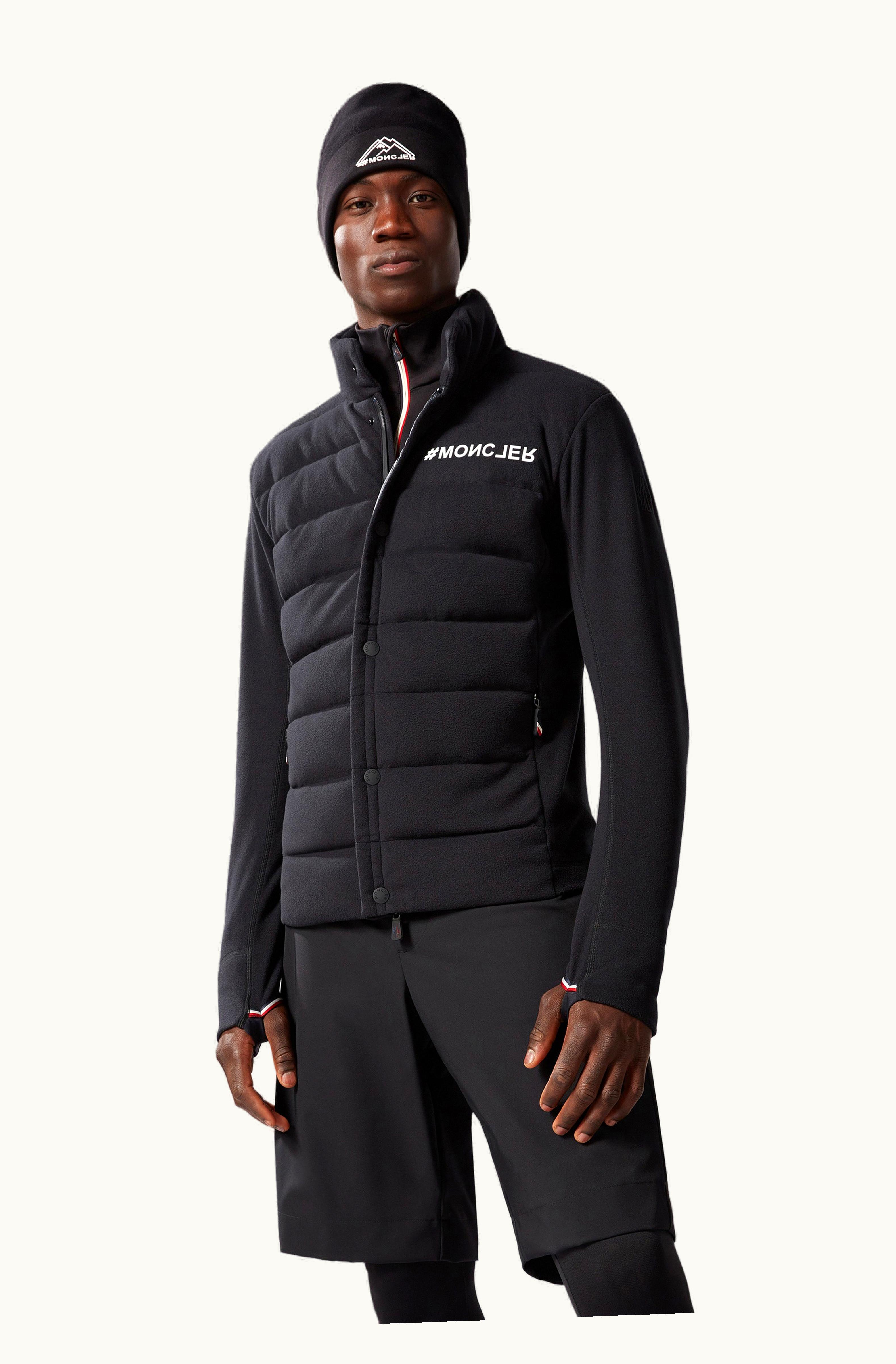 Moncler Moncler Fleece Zip-Up Sweatshirt Black