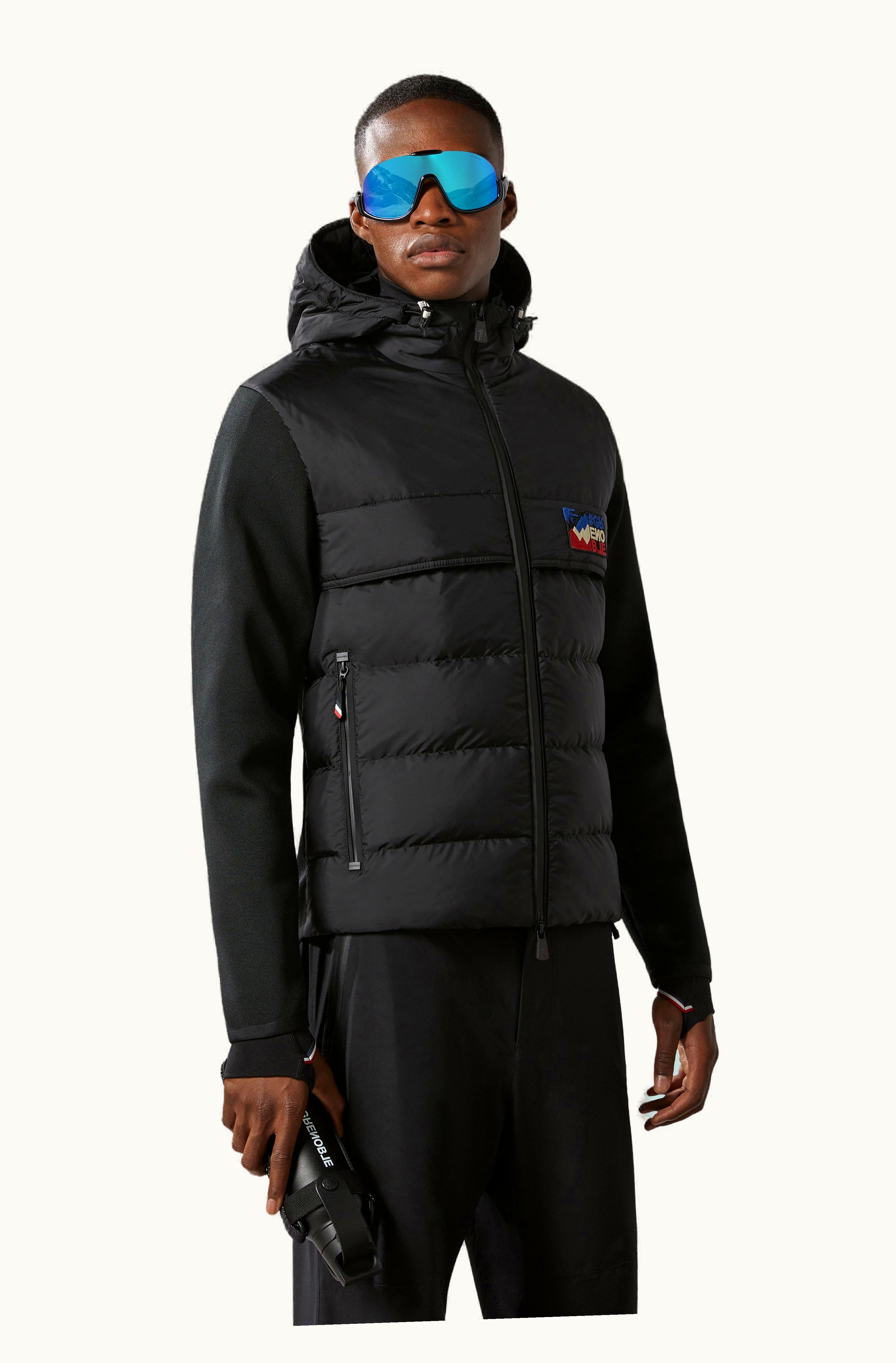 Moncler Moncler Padded Zip-Up Cardigan Black