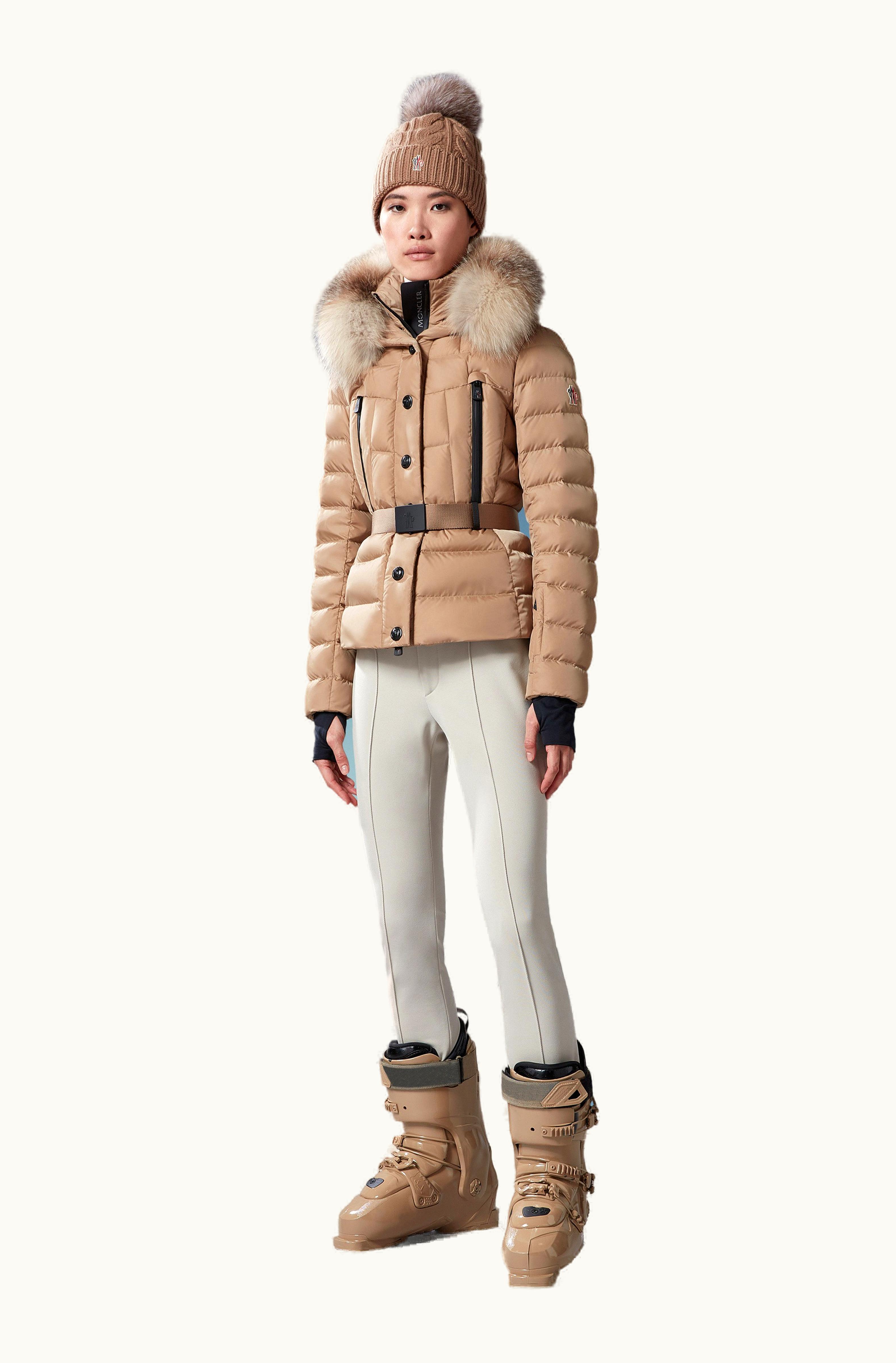 Moncler Moncler Beverley Short Down Jacket Light Brown