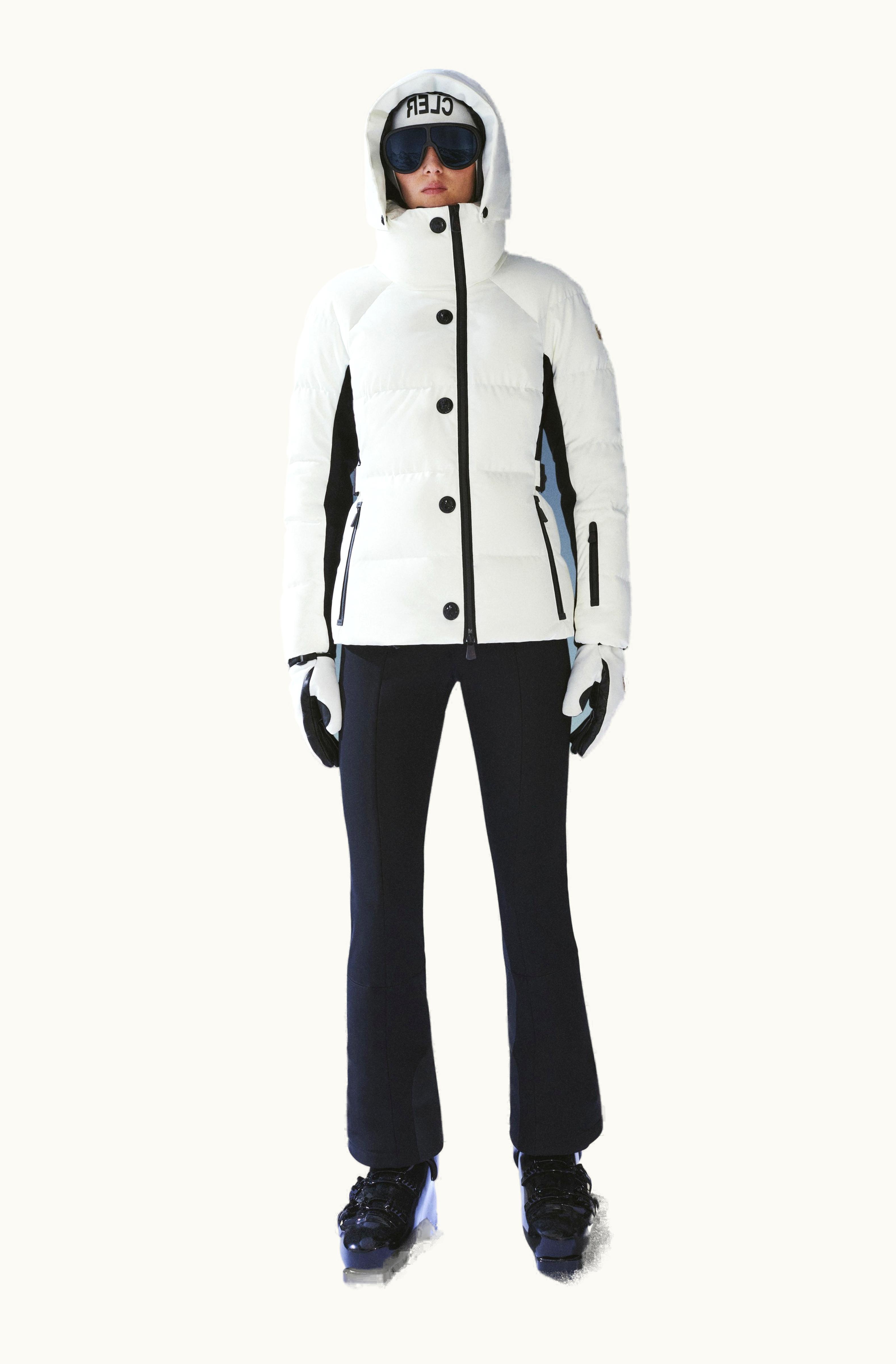 Moncler Moncler Guyane Short Down Jacket Snow White