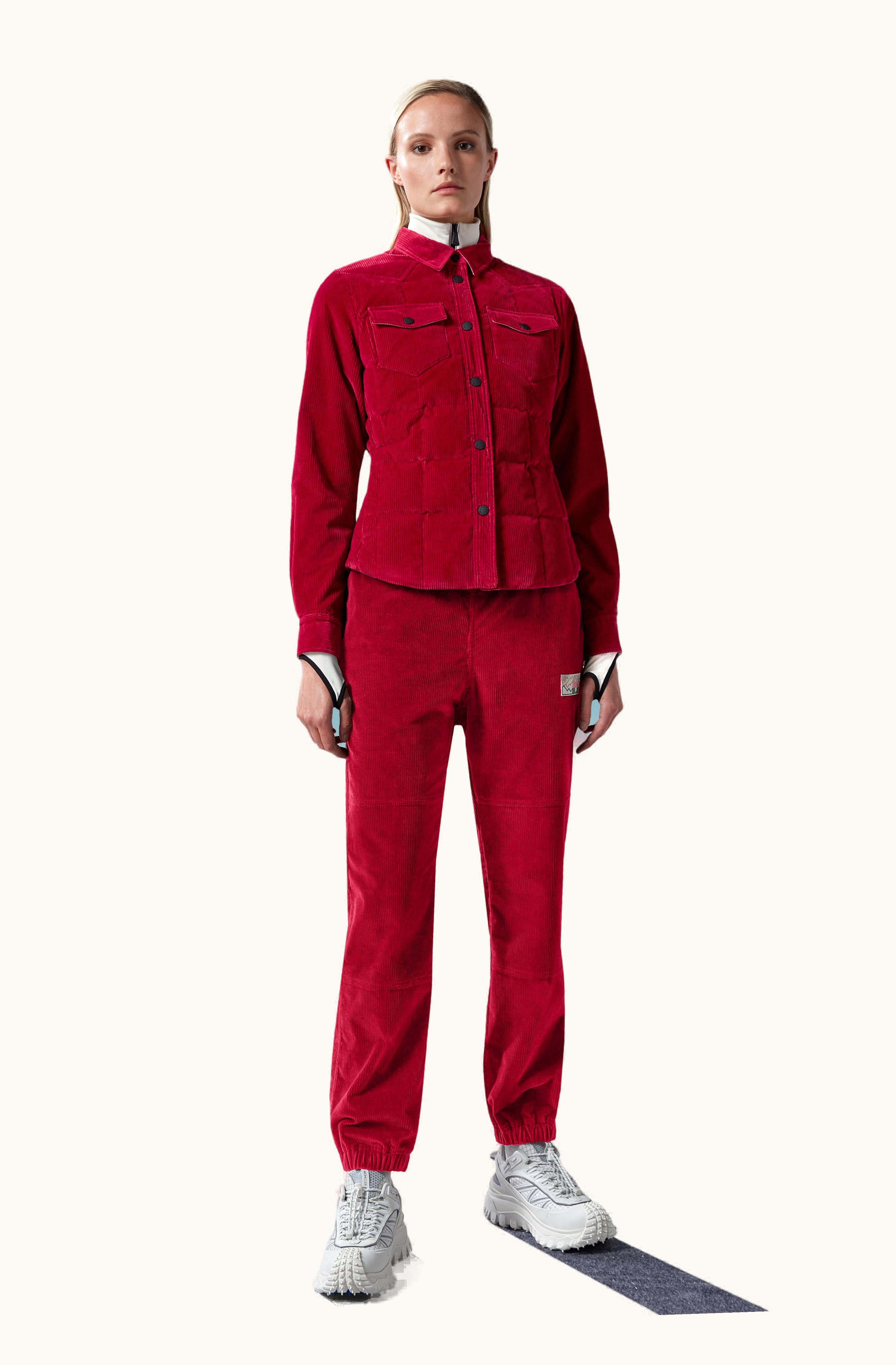 Moncler Moncler Nangy Down Shacket Red