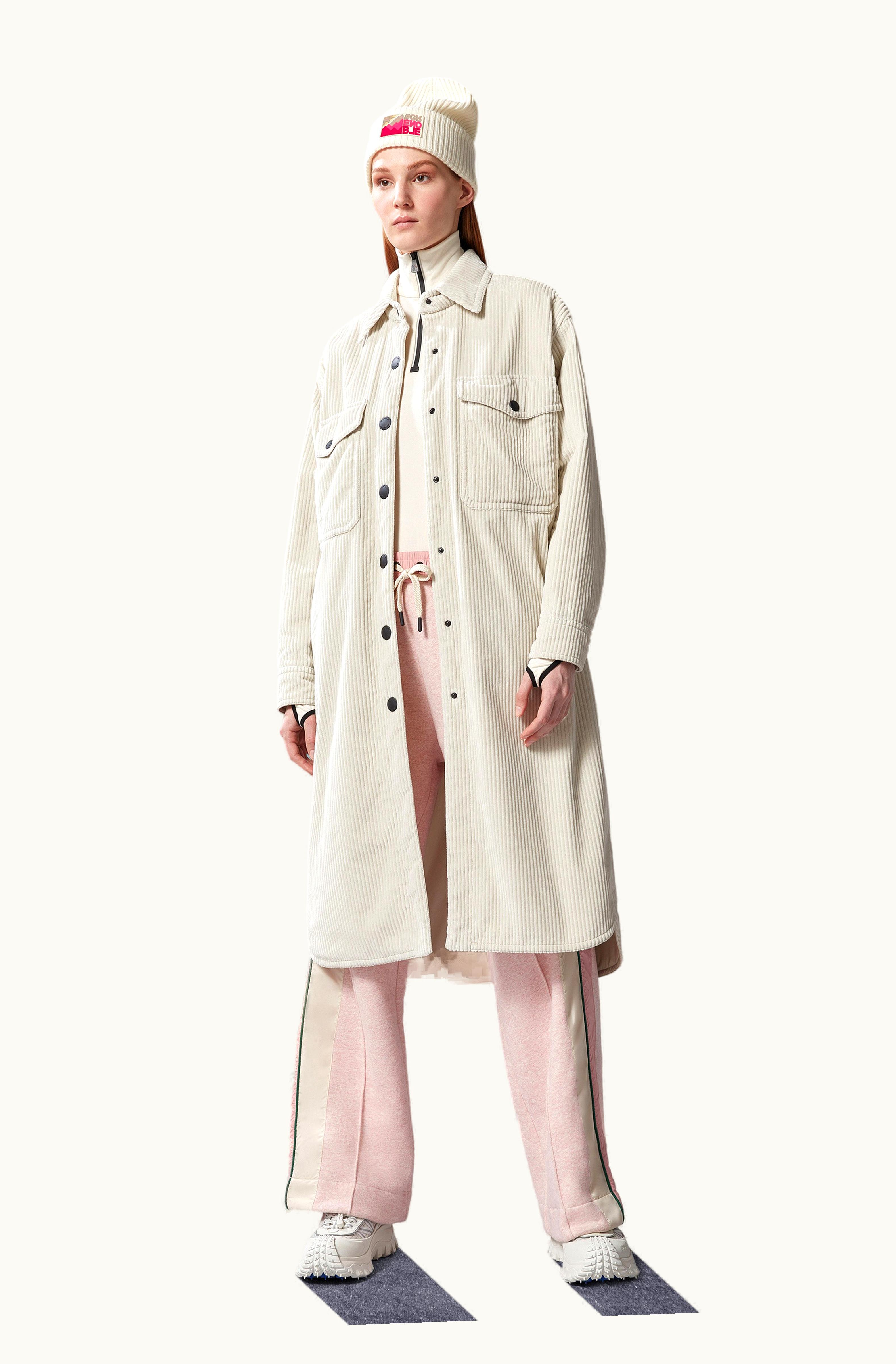 Moncler Moncler Vanay Long Down Shacket White