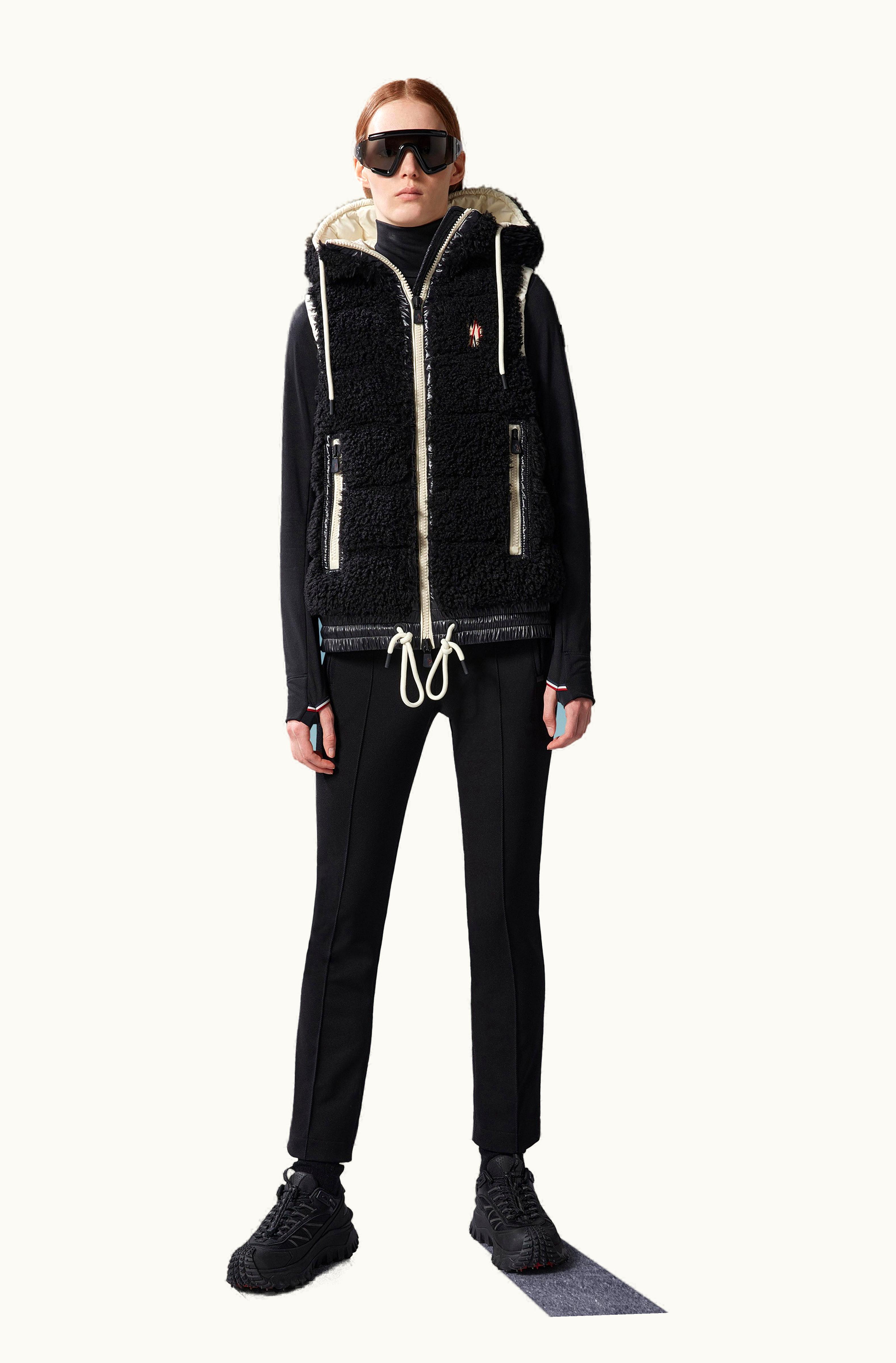 Moncler Moncler Twill Trousers Black