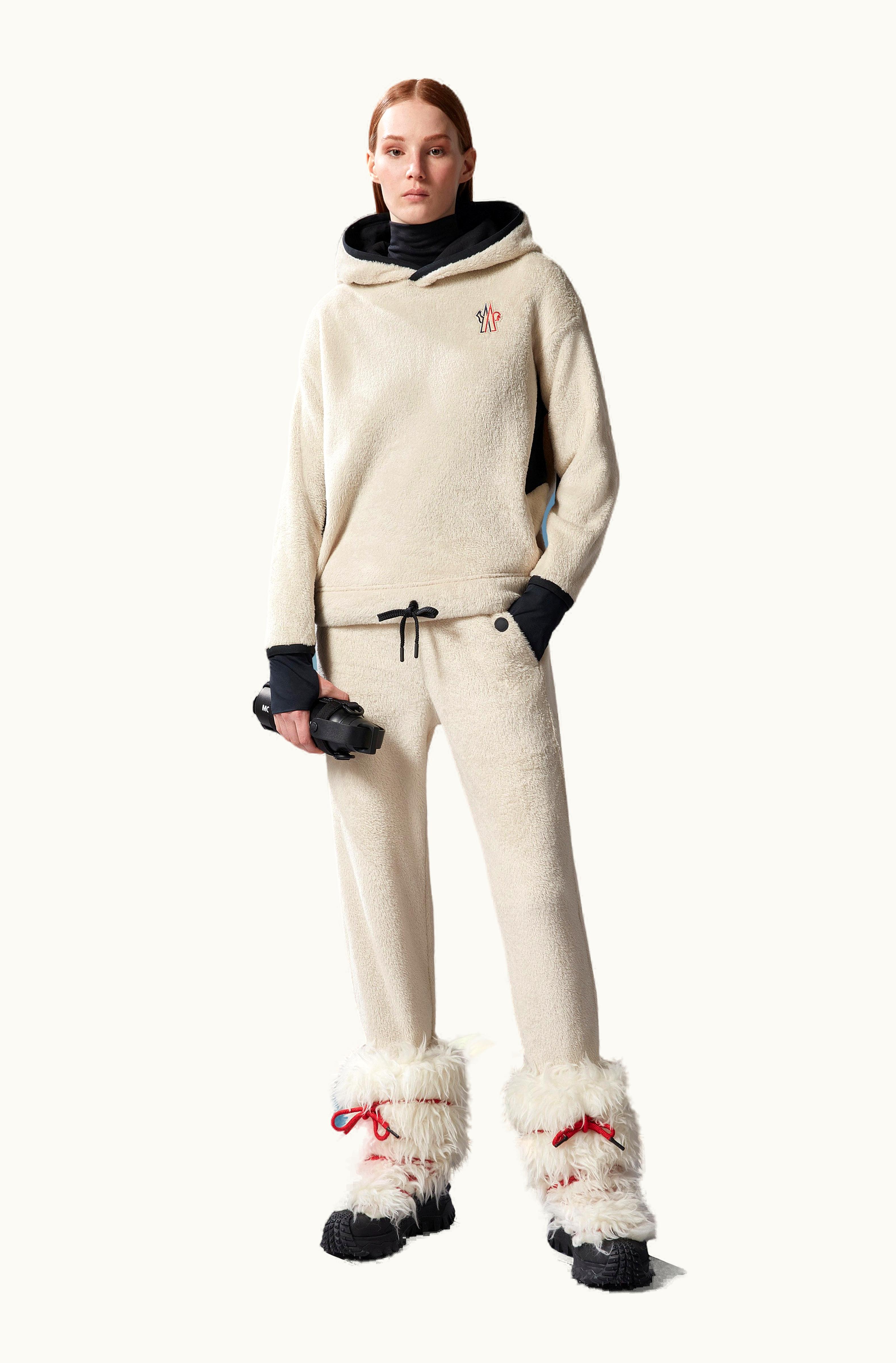 Moncler Moncler Fleece Trackpants Beige