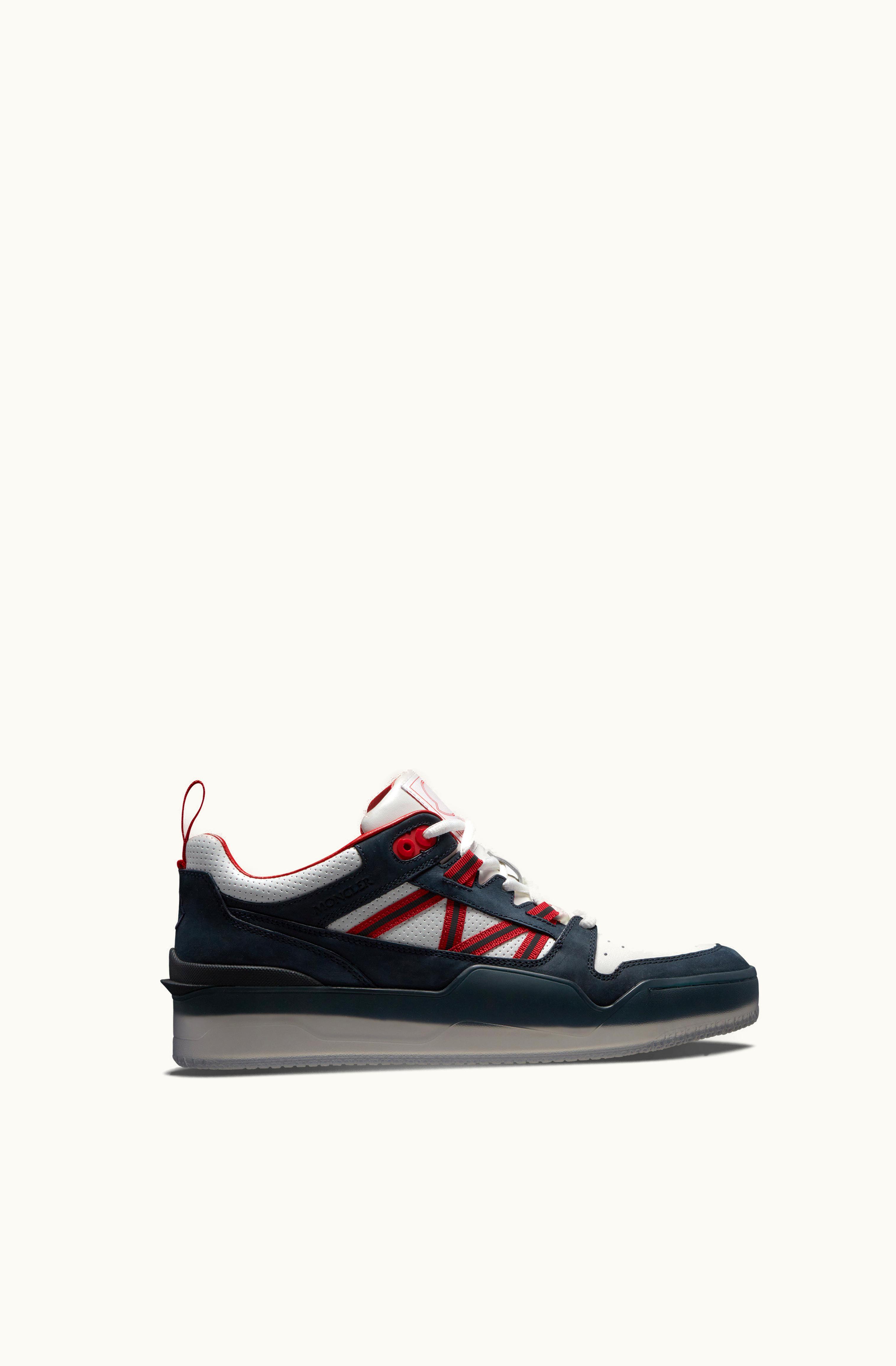 Moncler Moncler Pivot Low-Top Trainers White & Blue & Red