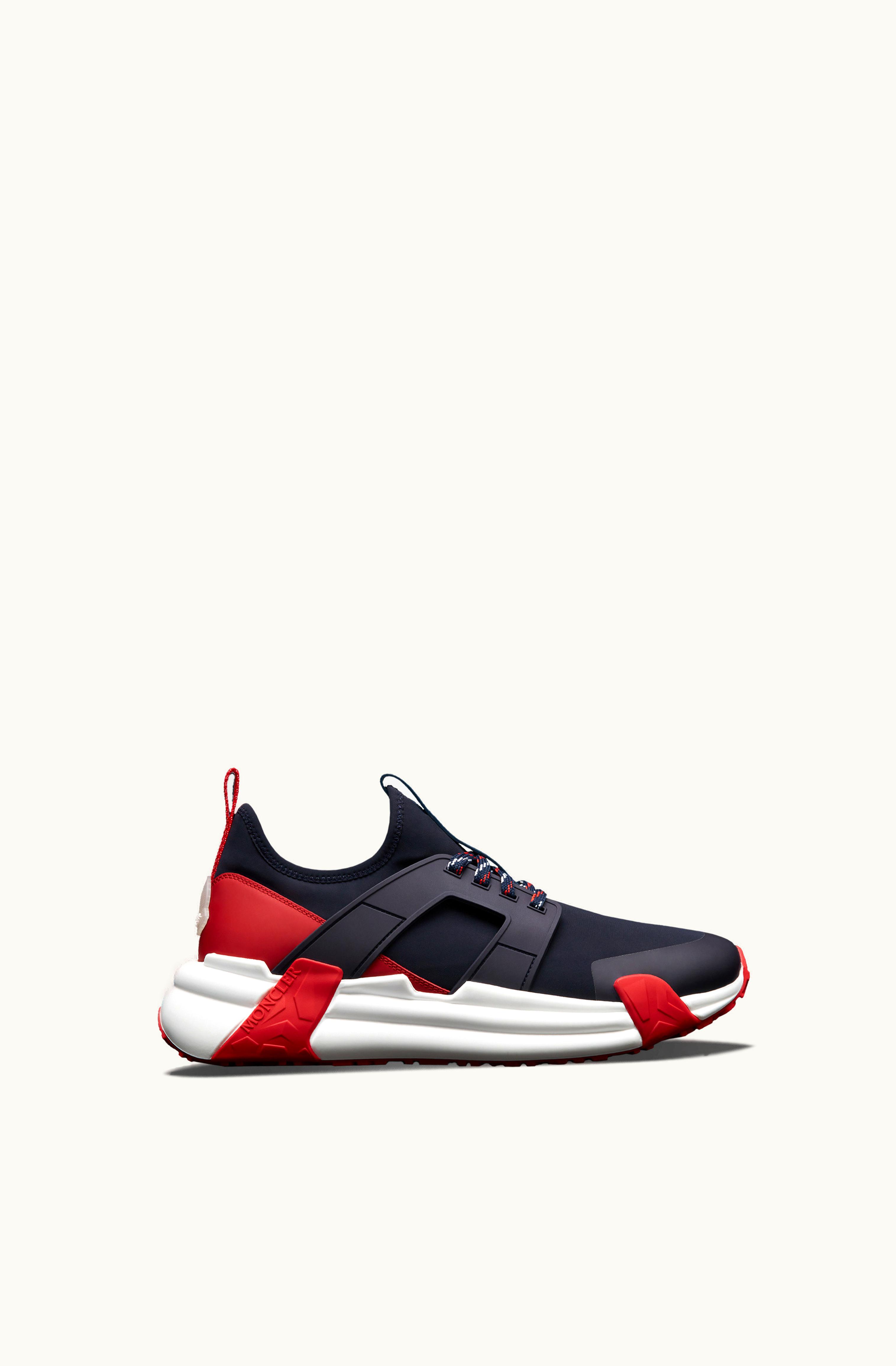 Moncler Moncler Lunarove Low Top Trainers Red & Blue