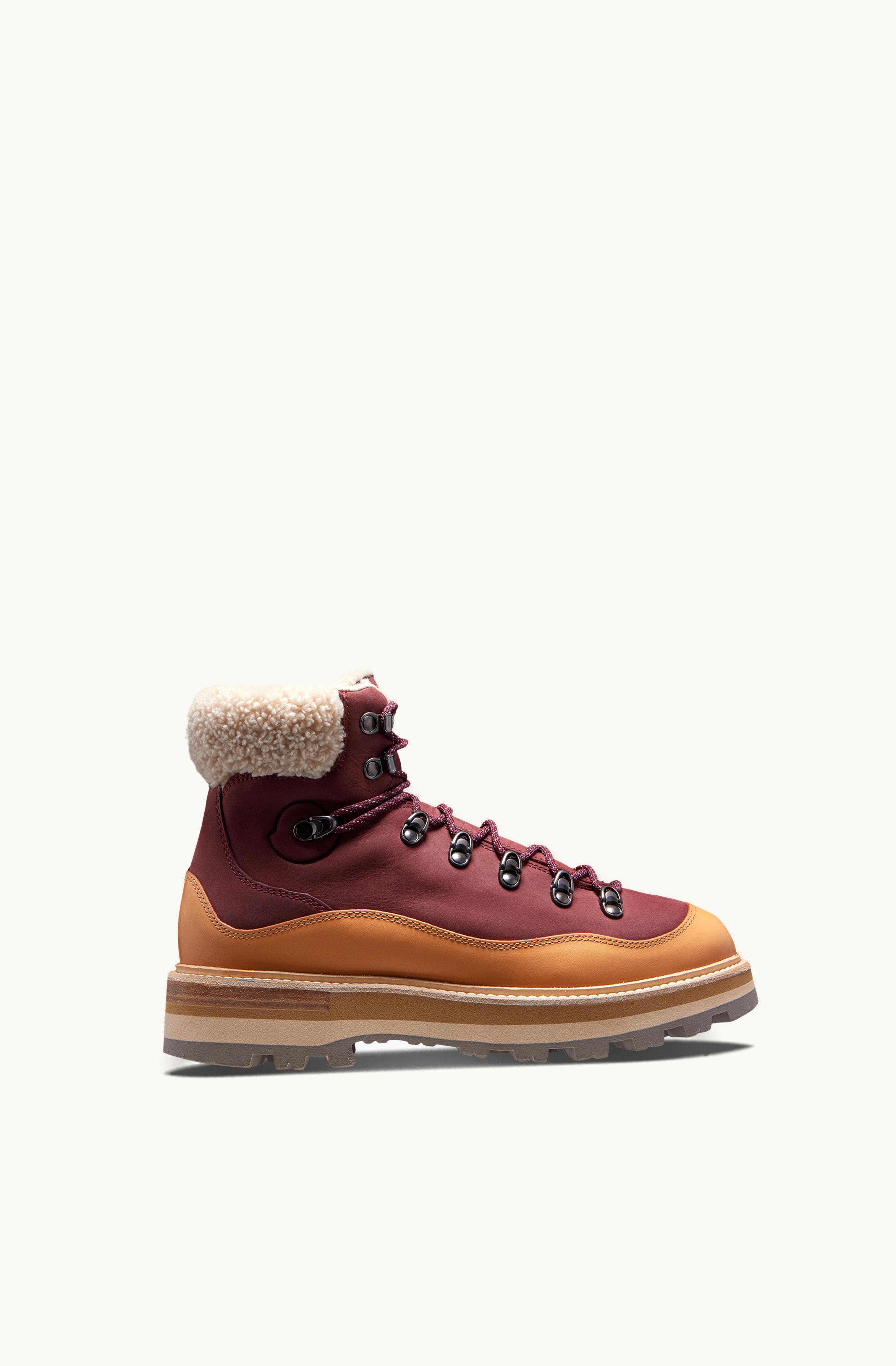 Moncler Moncler Peka Trek Hiking Boots Red