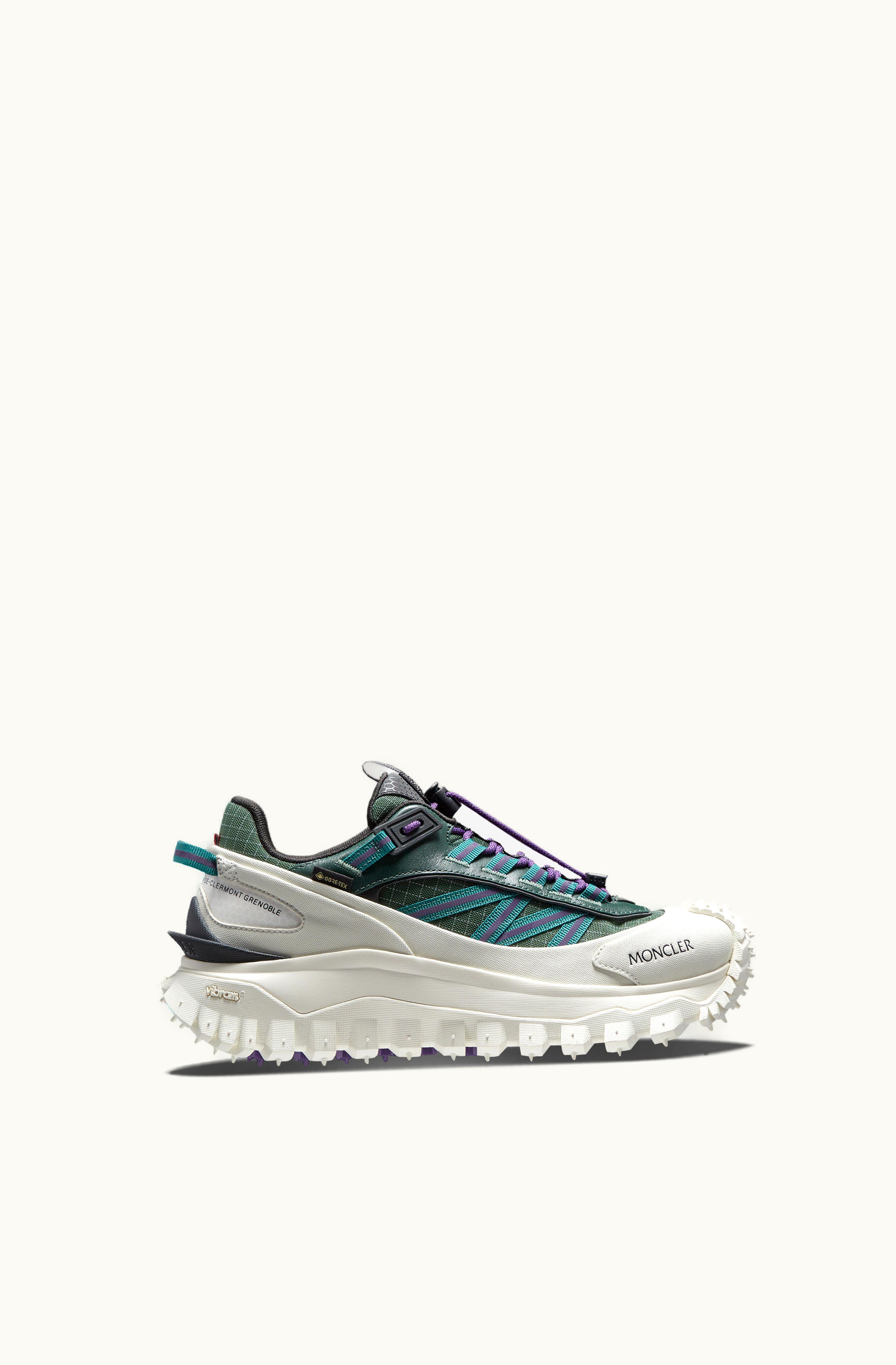 Moncler Moncler Trailgrip Gtx Trainers White & Green White & Green