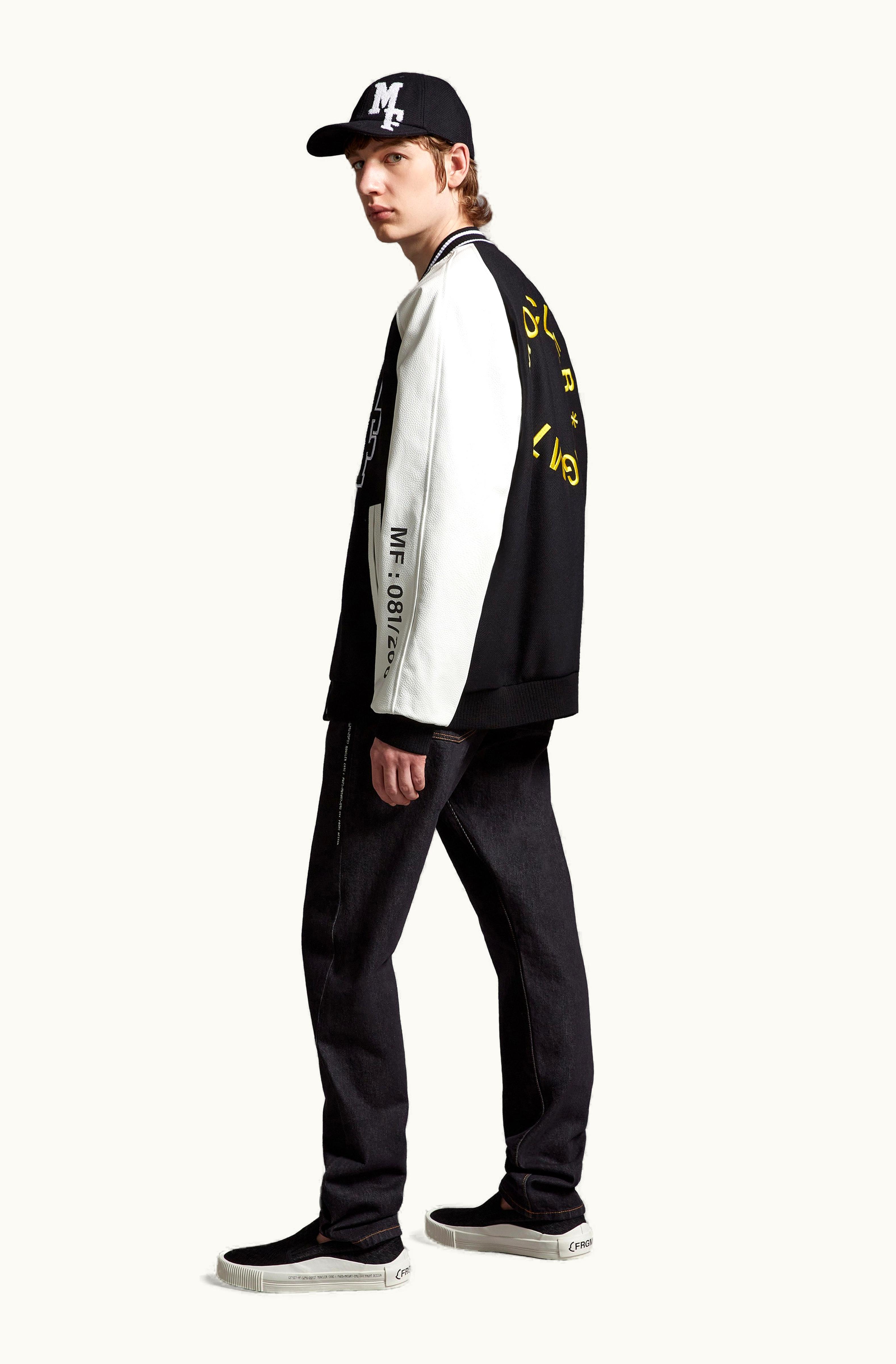 Moncler Moncler Celsia Down Bomber Jacket Black & White