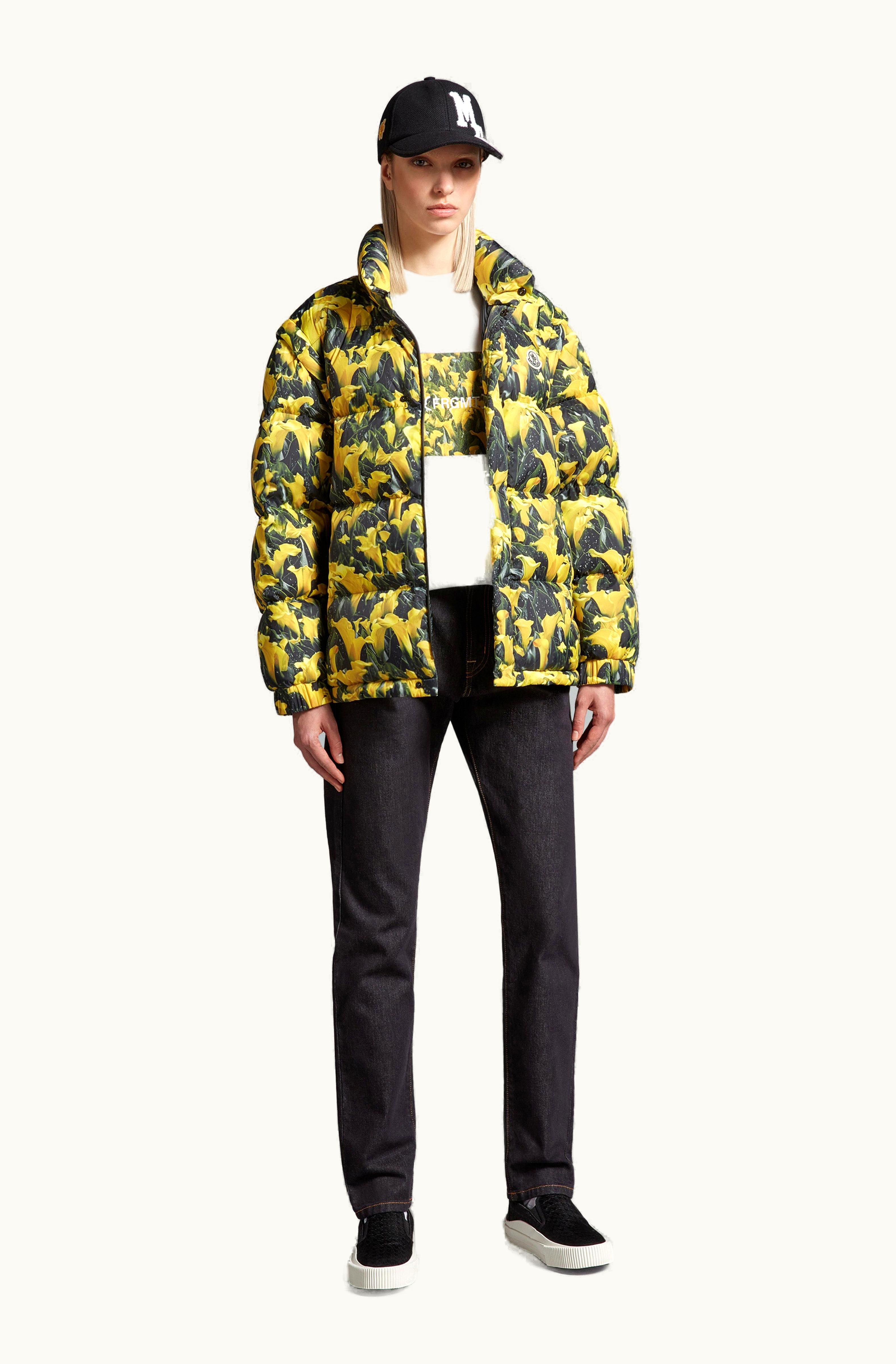 Moncler Moncler Anthericum Down Jacket Yellow & Green