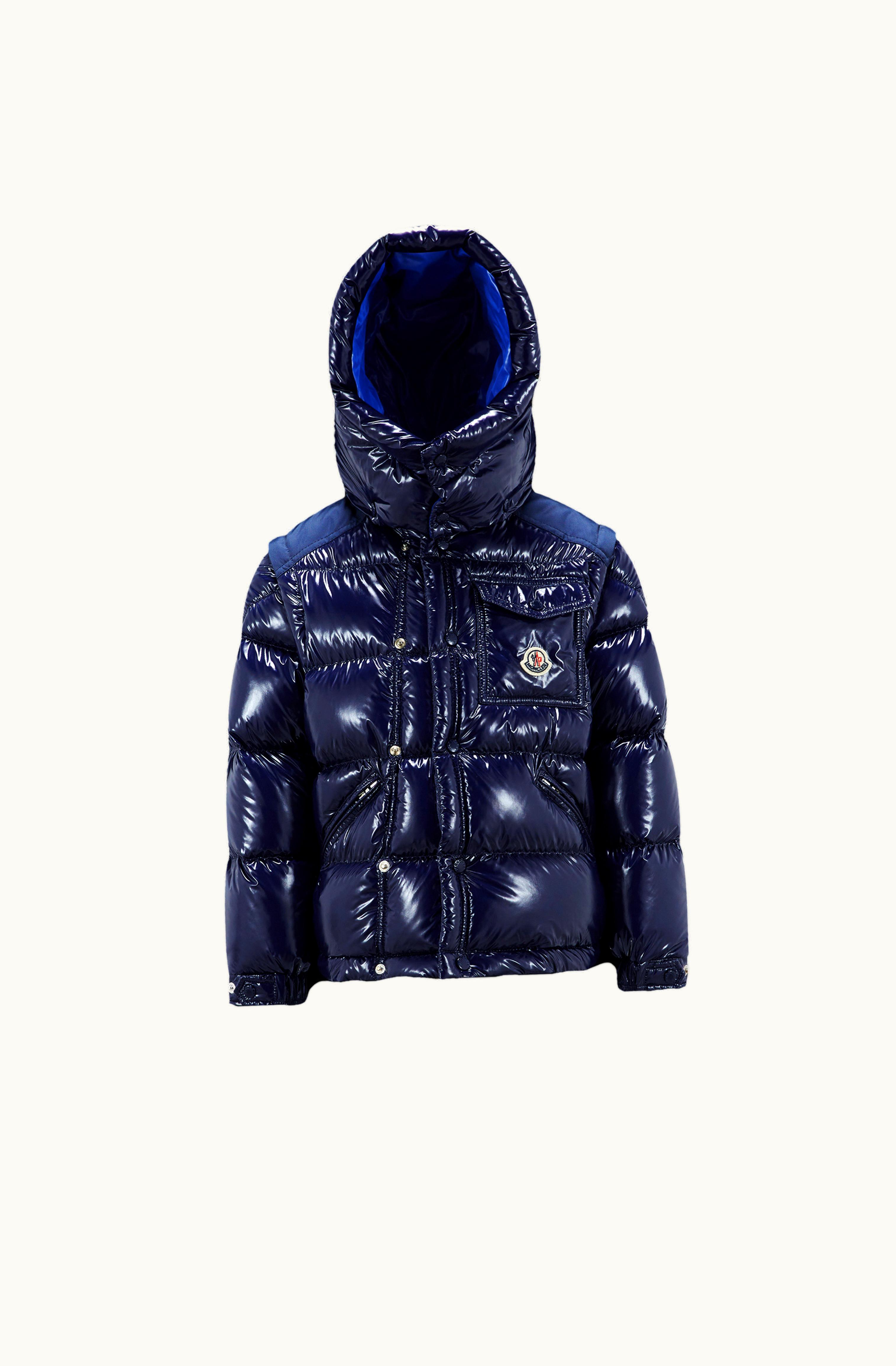 Moncler Moncler Karakorum Short Down Jacket Enfant Blue