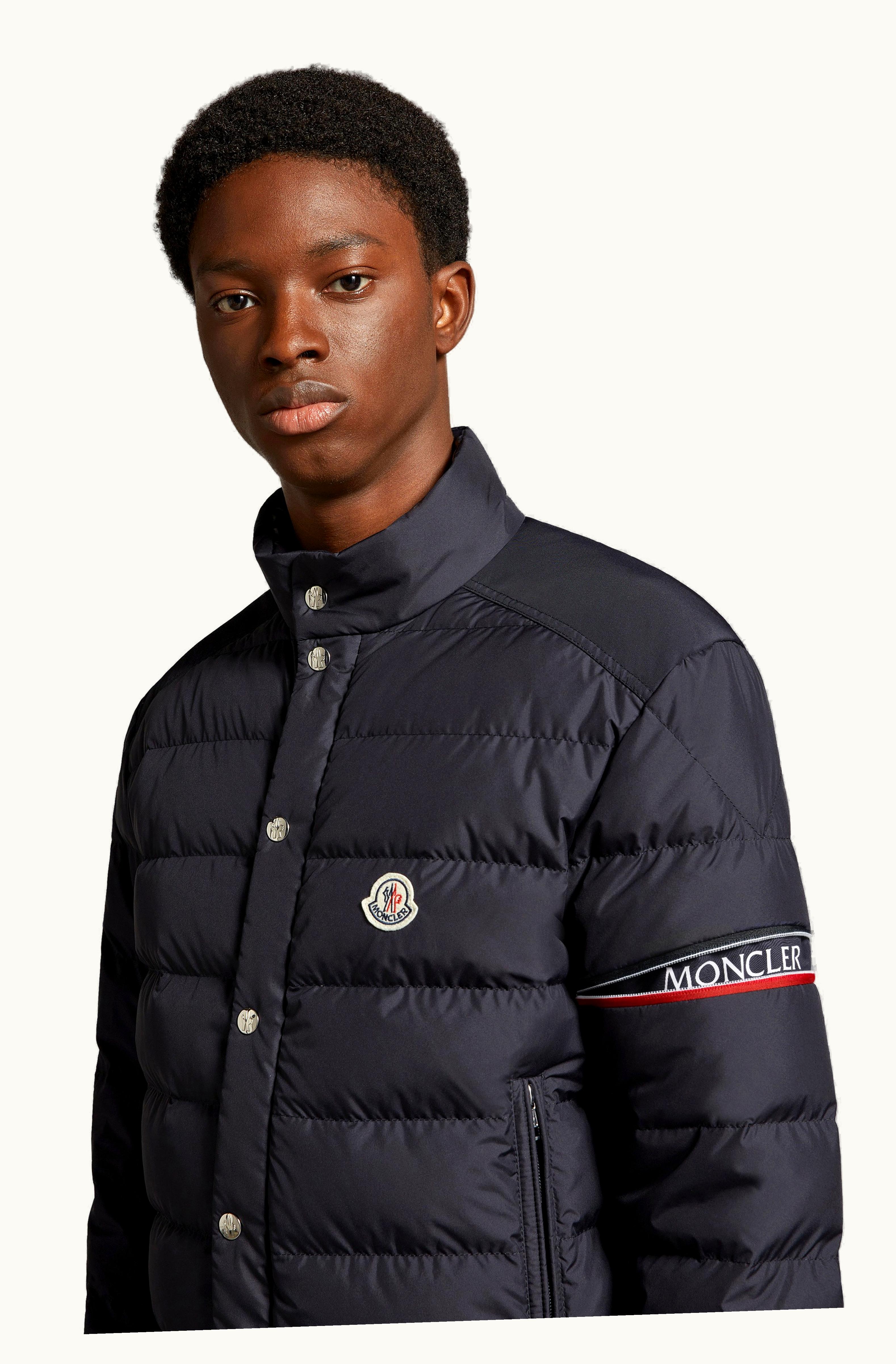 Moncler Moncler Colomb Short Down Jacket Night Blue
