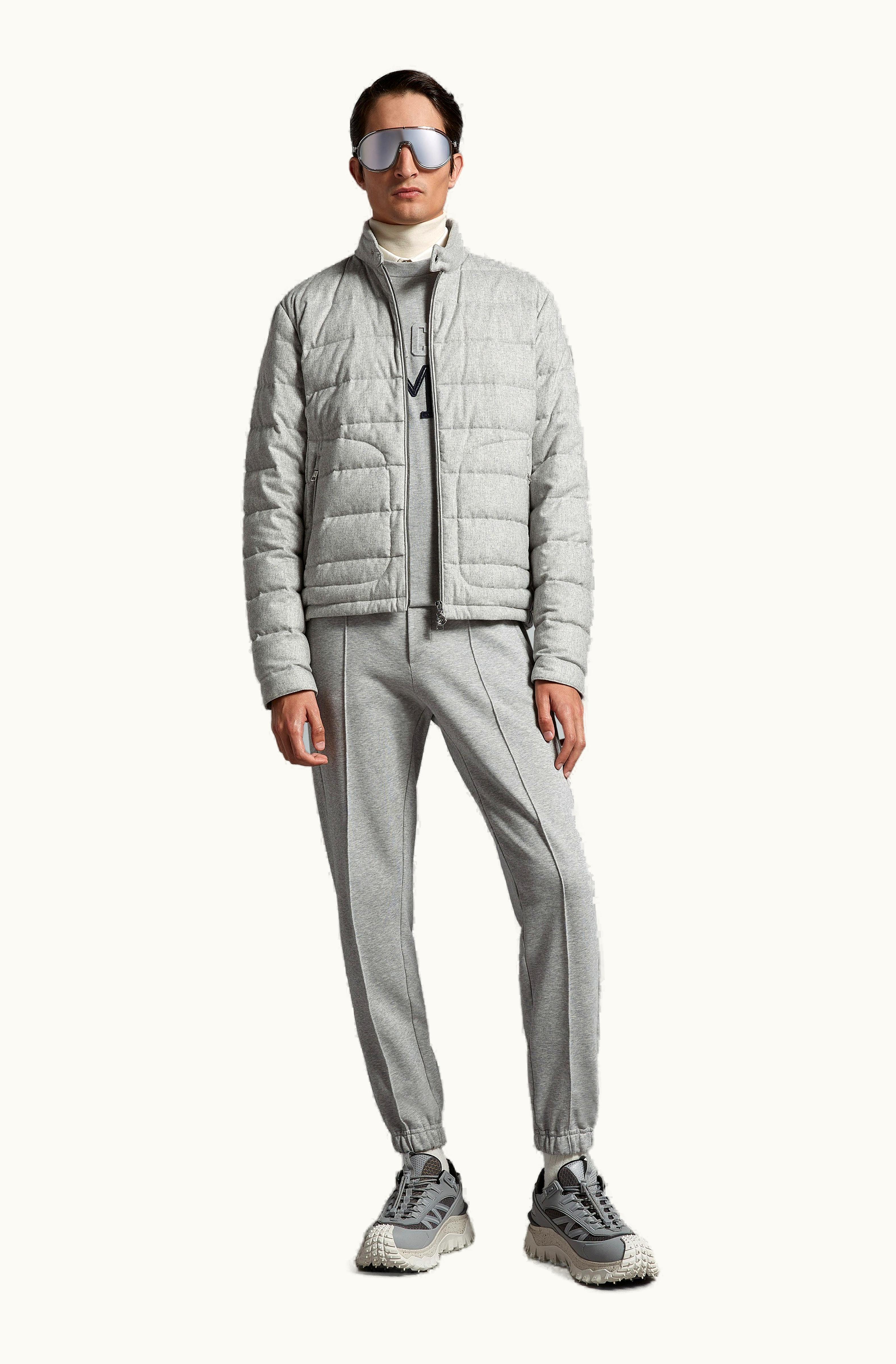 Moncler Moncler Acorus Short Down Jacket Light Gray Light Gray