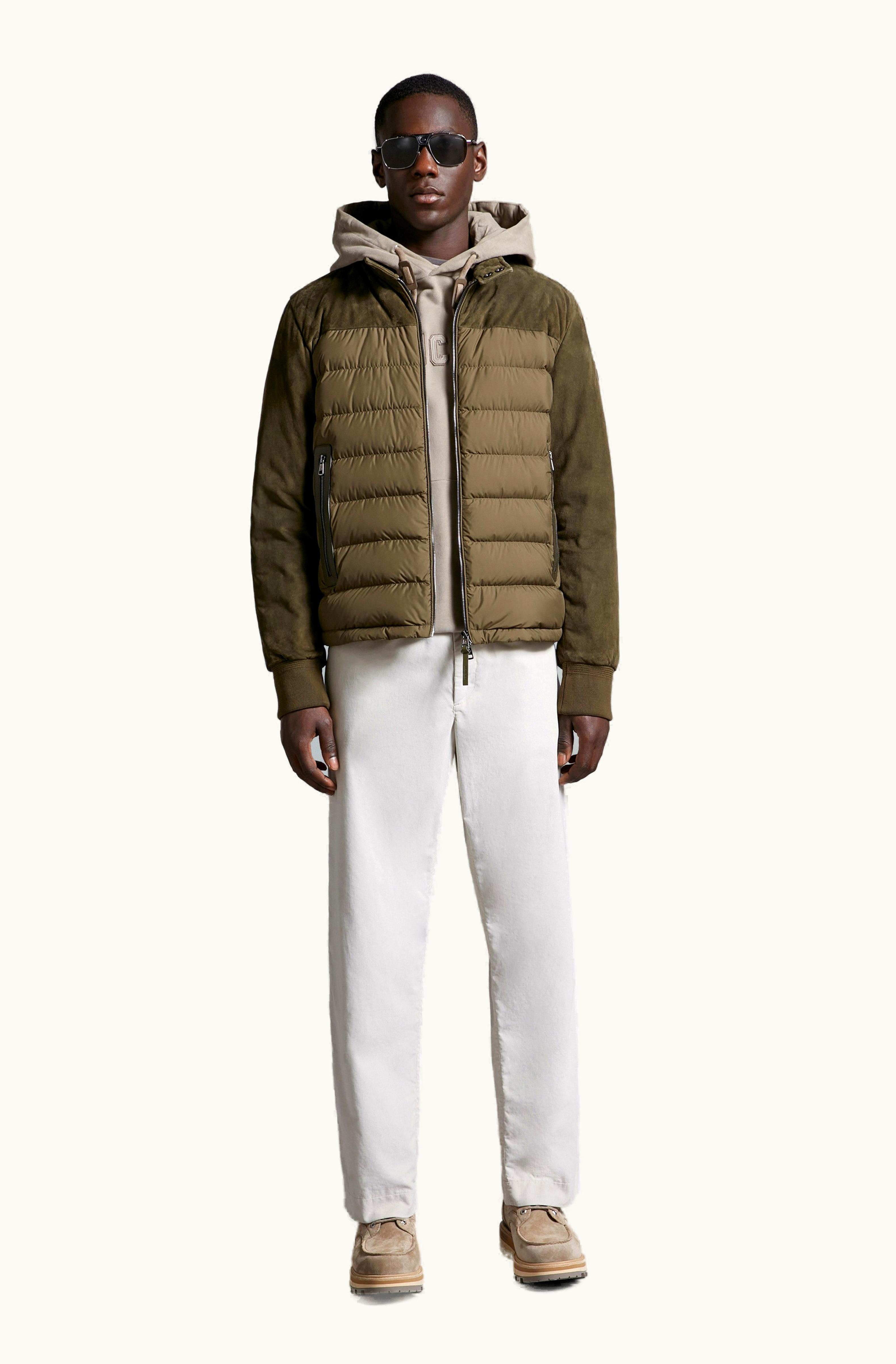Moncler Moncler Corduroy Jogging Trousers Beige