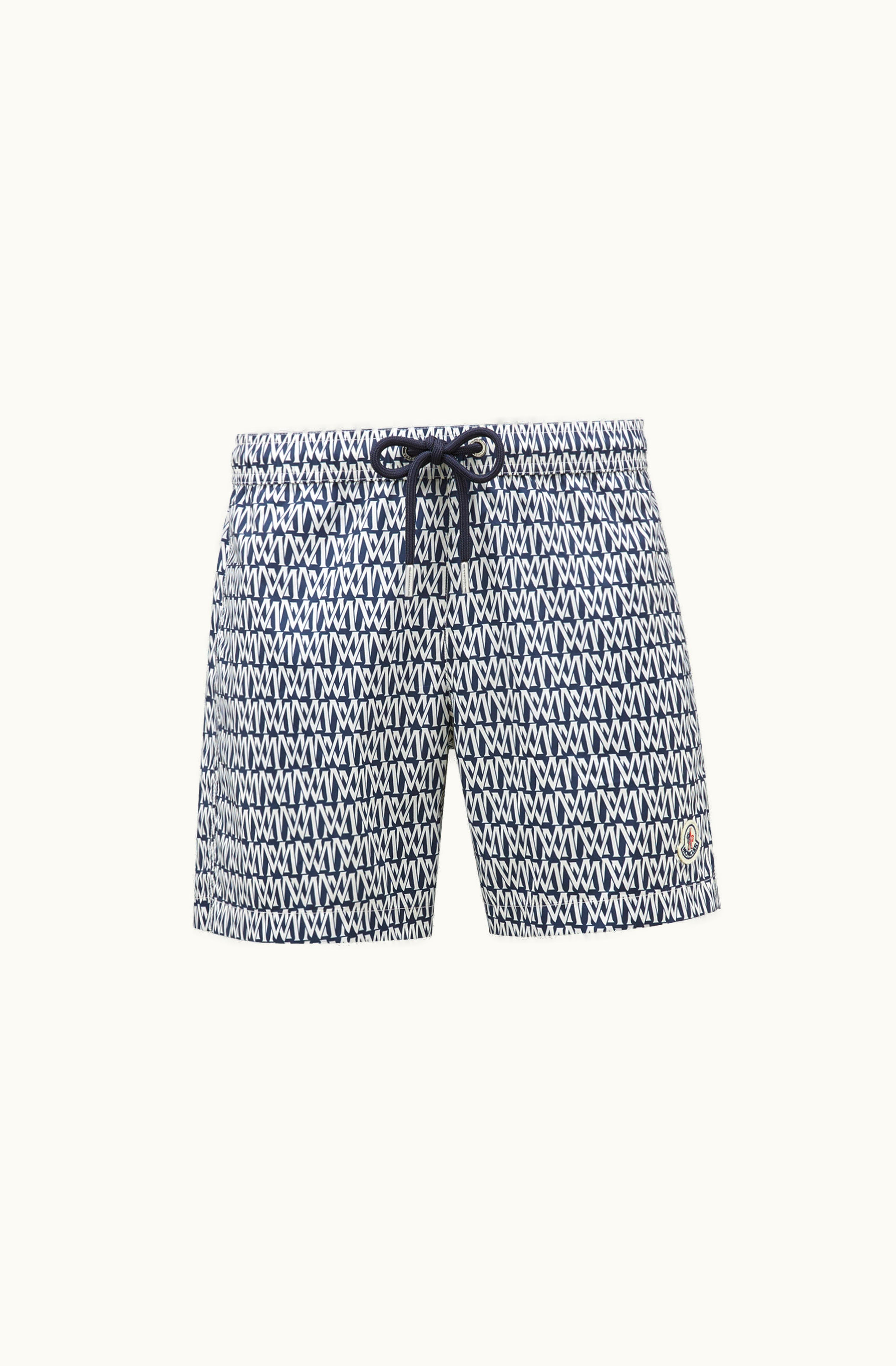Moncler Moncler Monogram Print Swim Shorts Dark Blue
