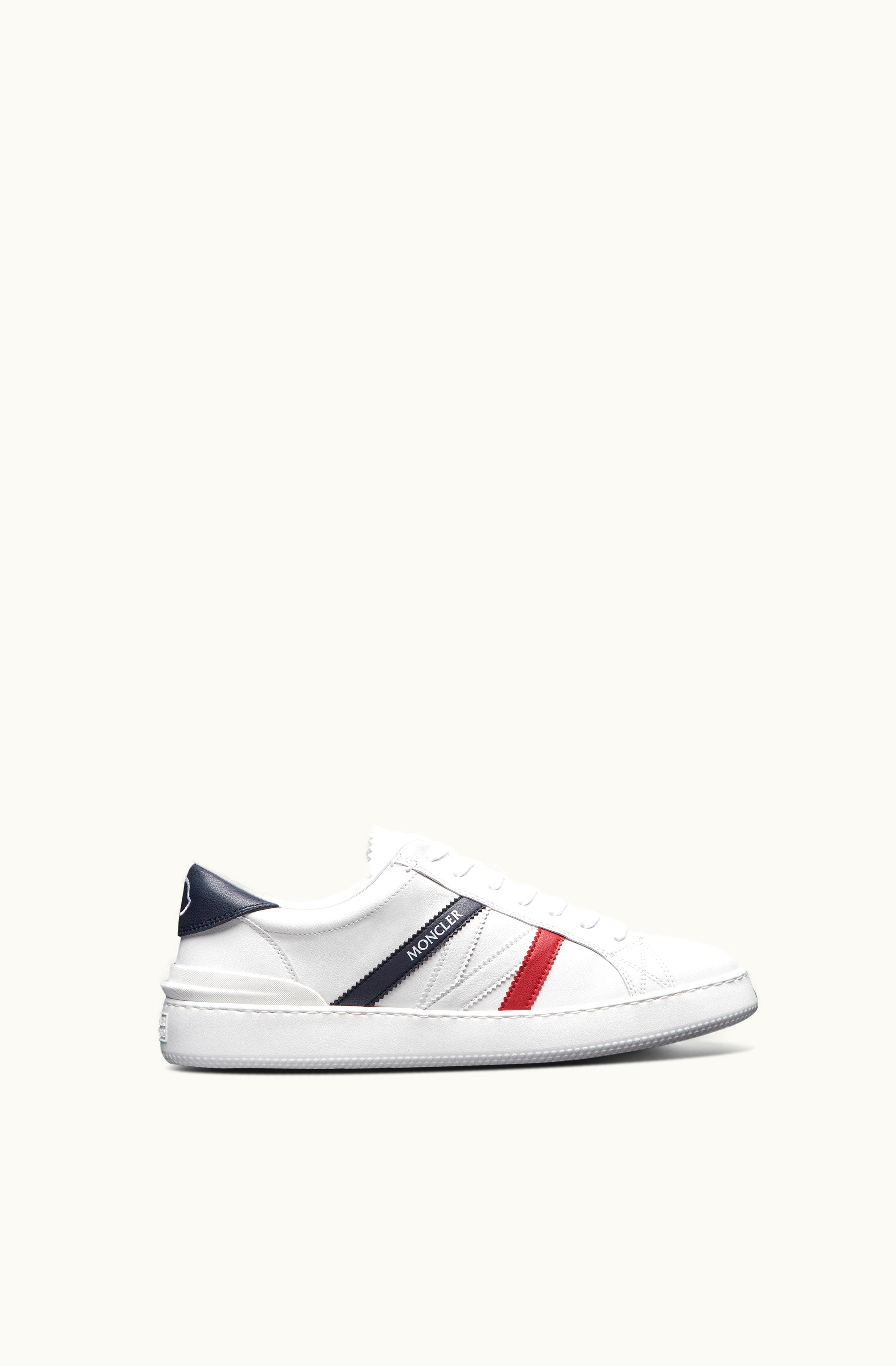 Moncler Moncler Monaco M Trainers Blue & White & Red