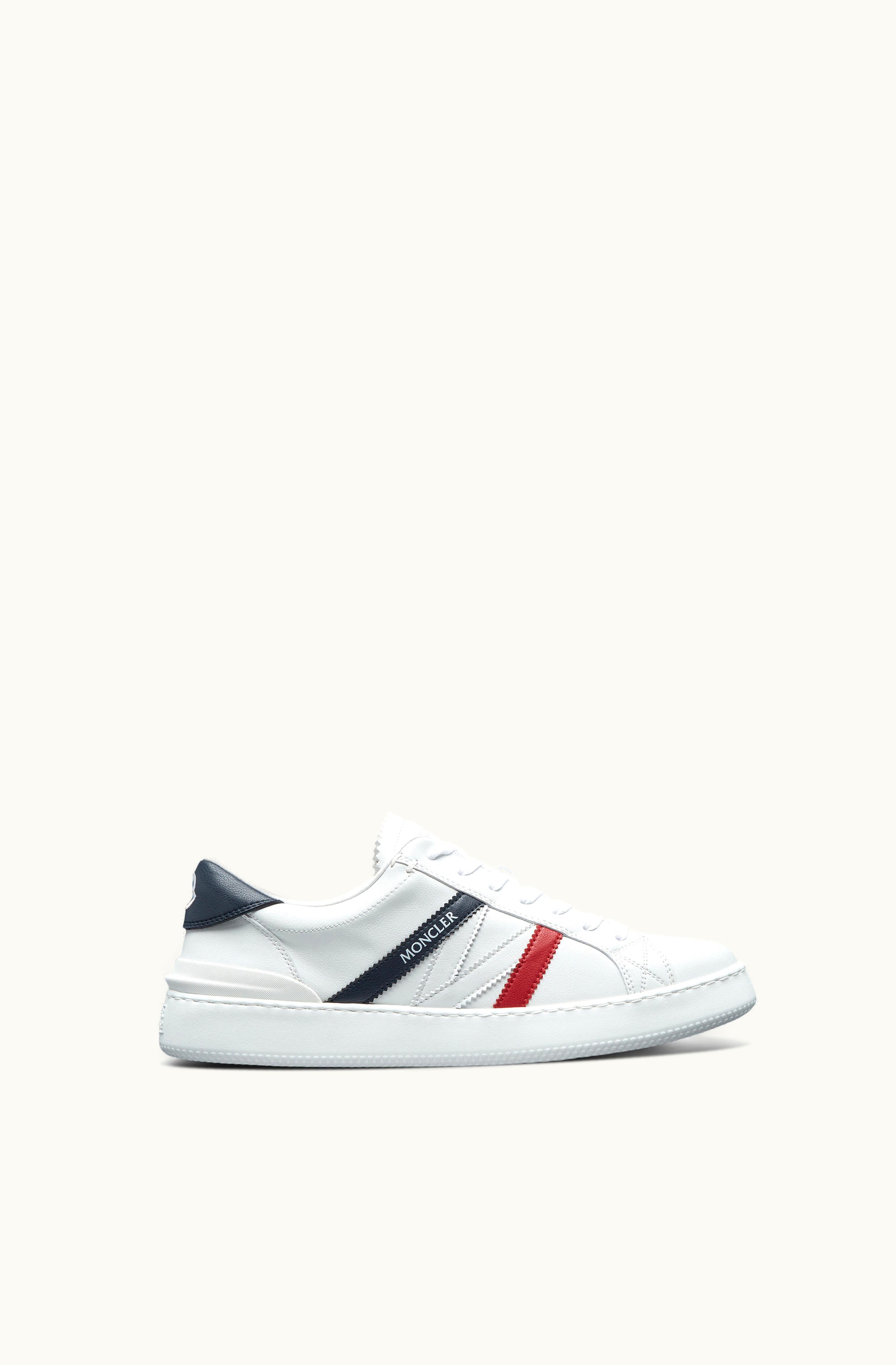 Moncler Moncler Monaco M Trainers Blue & White & Red Blue & White & Red