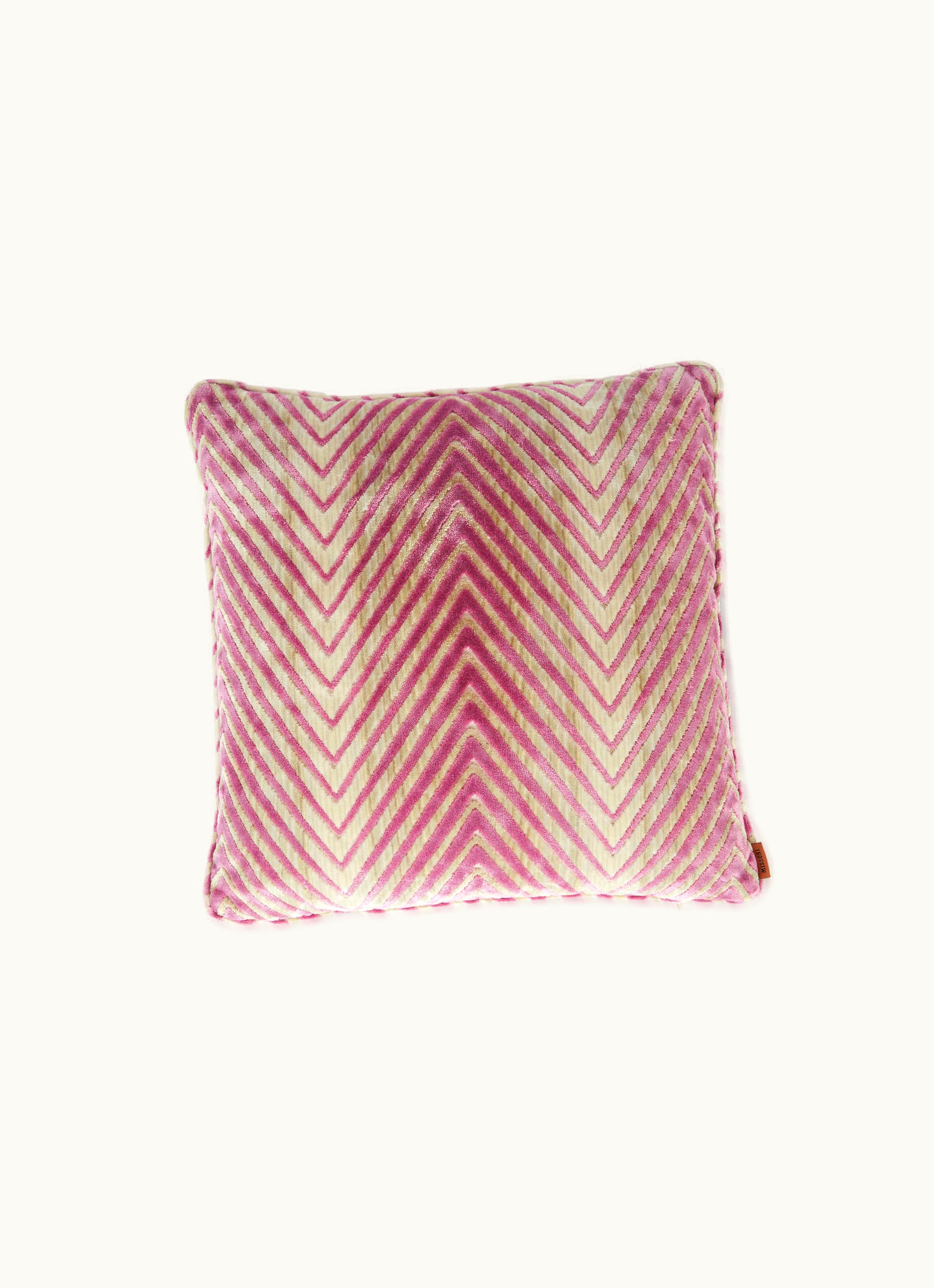 Missoni Missoni Ziggy 40x40 CM Viscose Blend Zigzag Cushion Multicoloured