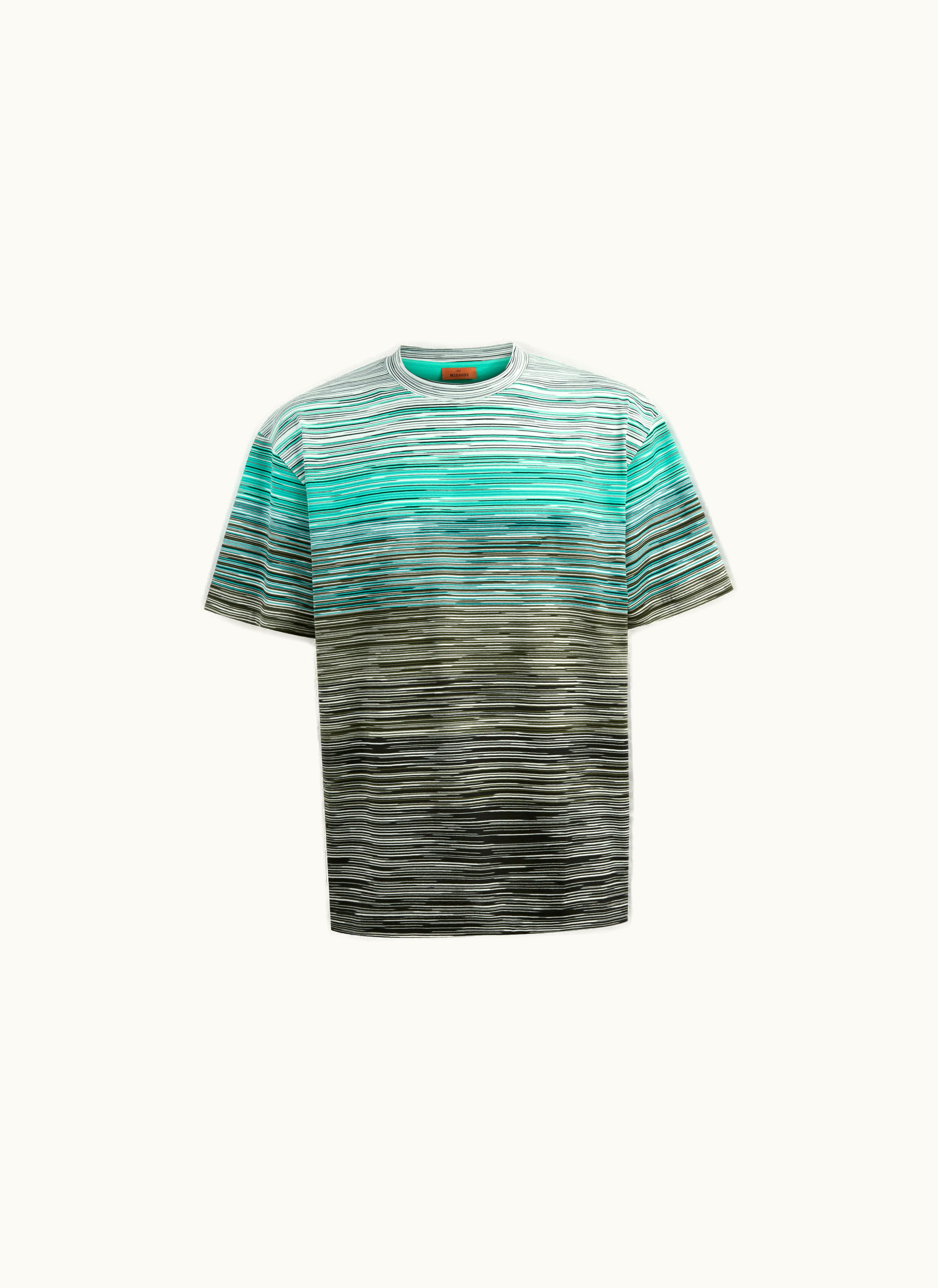 Missoni Missoni Short-sleeved T-shirt In Slub Cotton Multicoloured