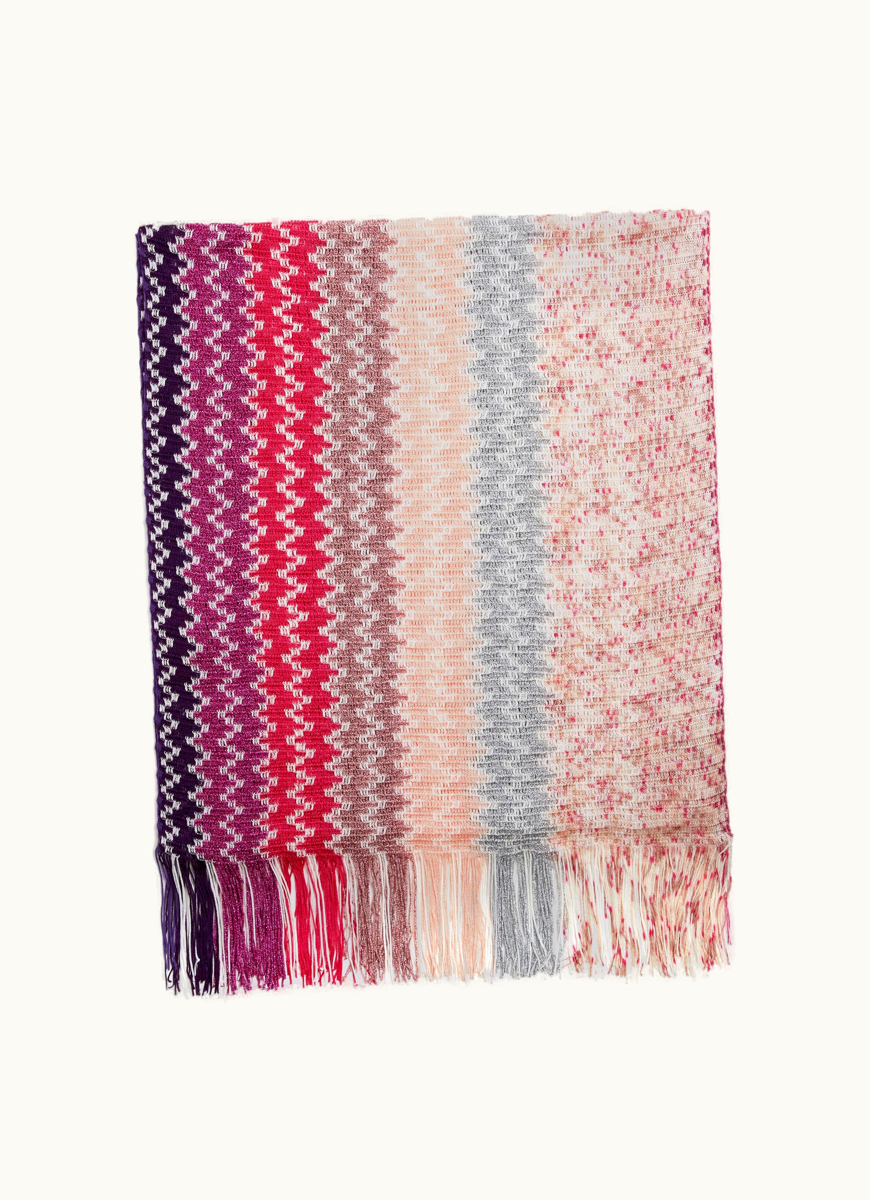 Missoni Missoni Multicoloured Modal And Lurex Stole With Fringes Multicoloured