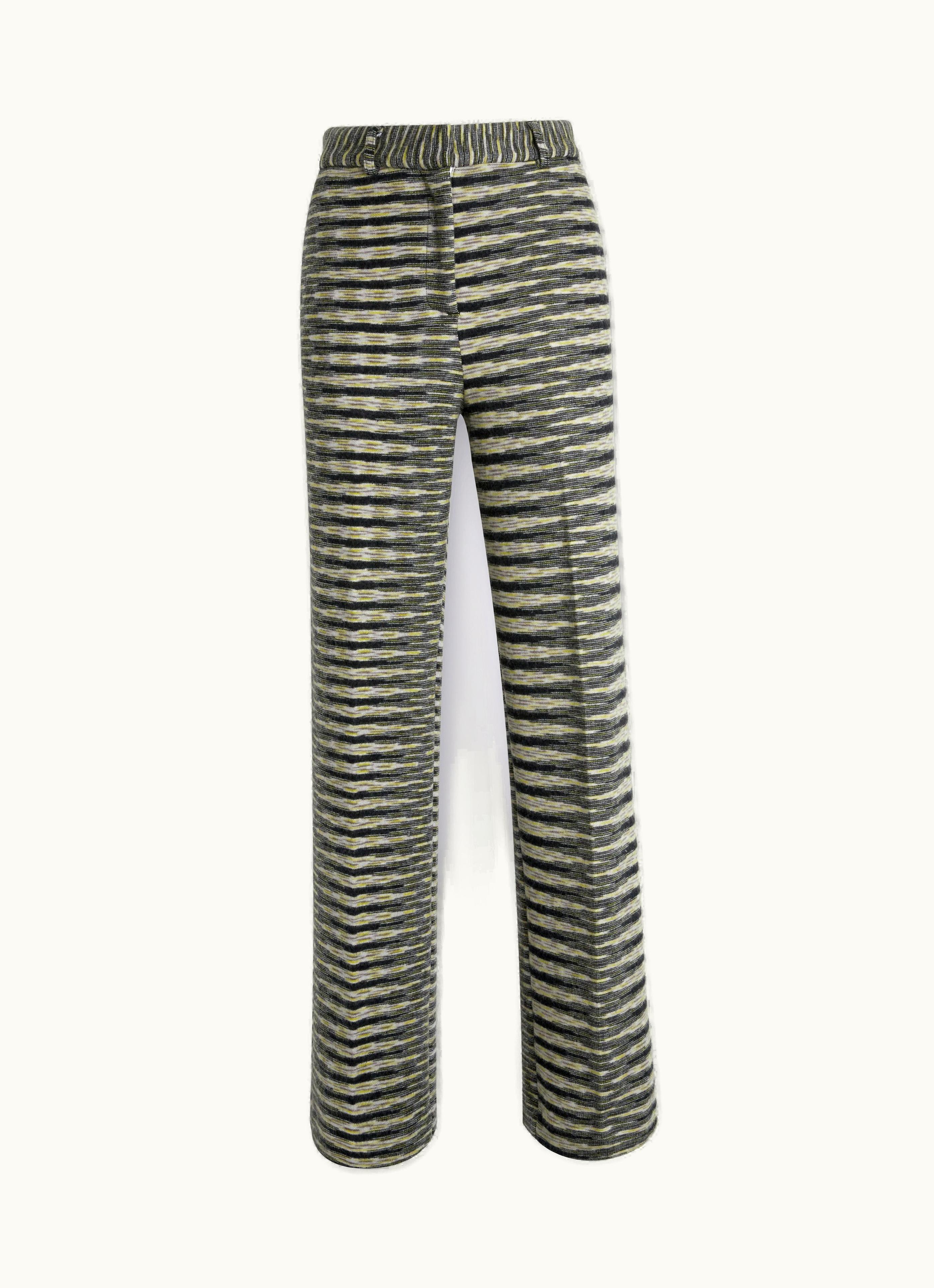 Missoni Missoni Straight high-rise Wool Blend Trousers Multicoloured