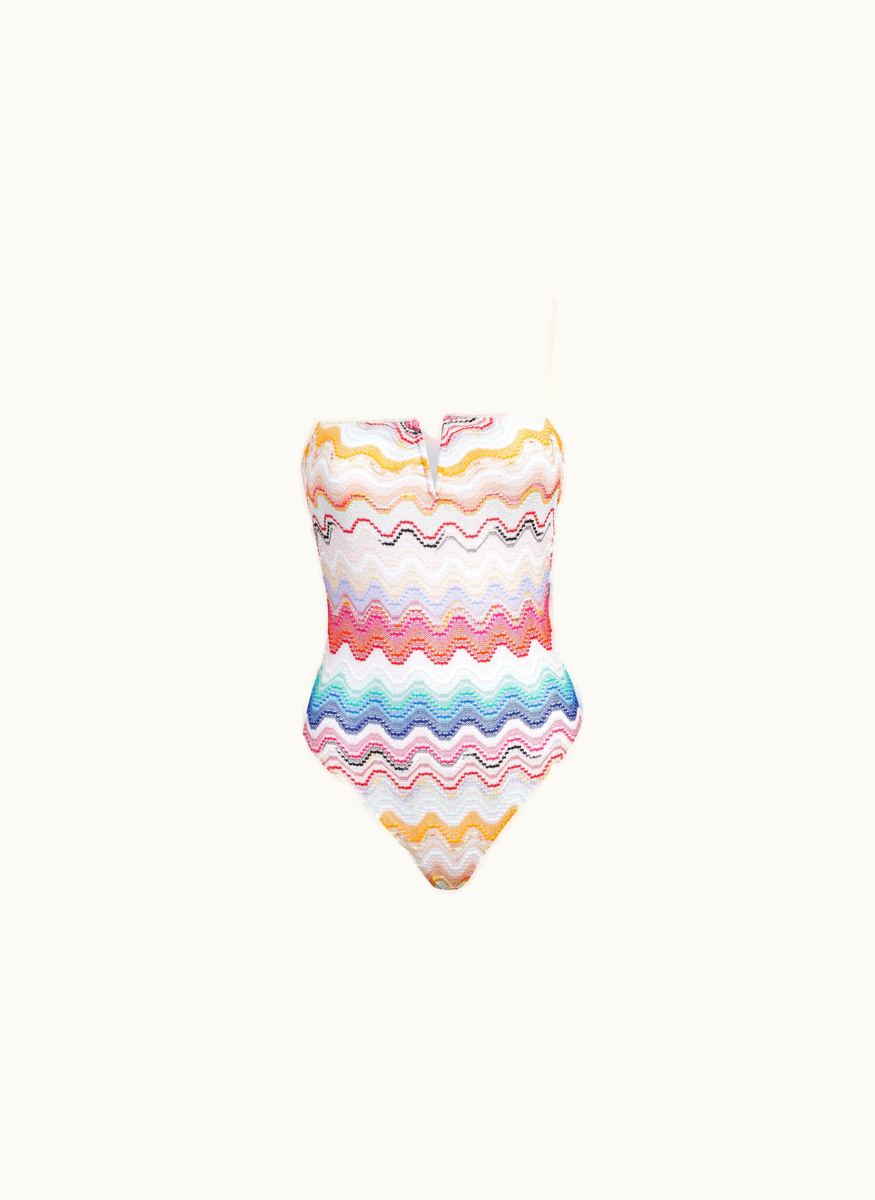 Missoni Missoni Wave Motif one-piece Swimming Costume With Underwire Multicoloured