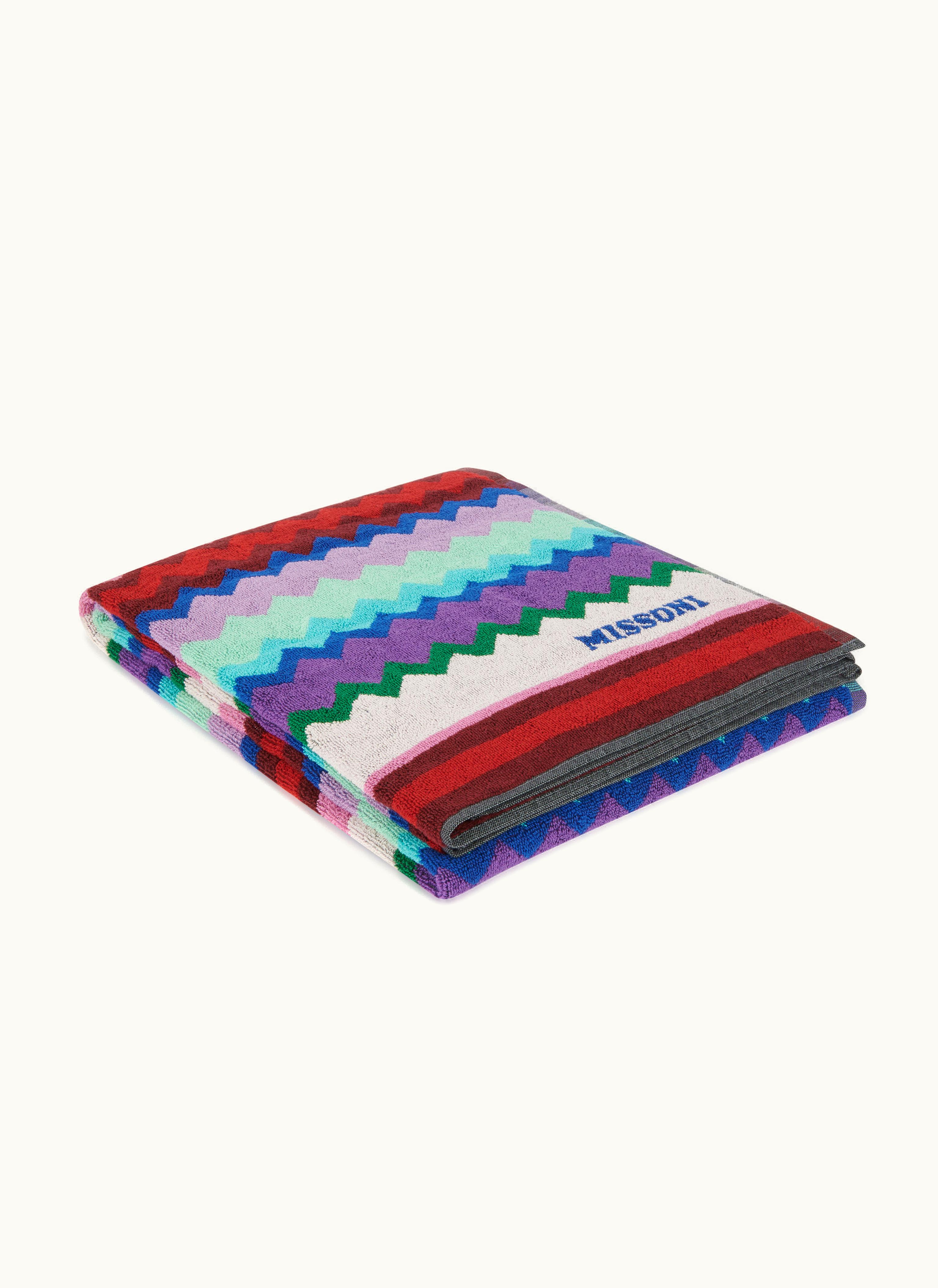Missoni Missoni 100x180 CM Chantal Chevron Cotton Terry Beach Towel Multicoloured