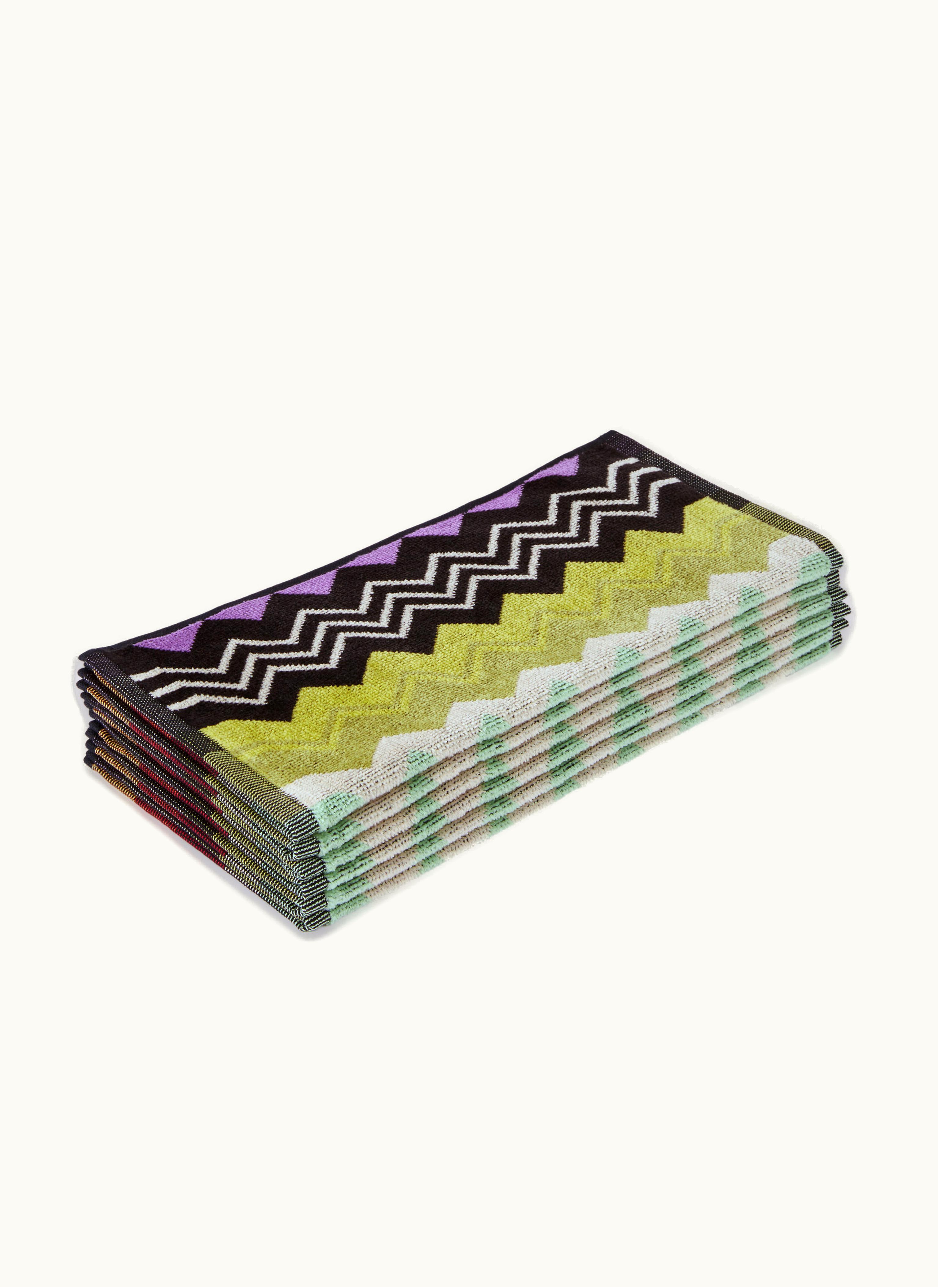 Missoni Missoni Giacomo Face Towel 30x30 6 Pieces Multicoloured