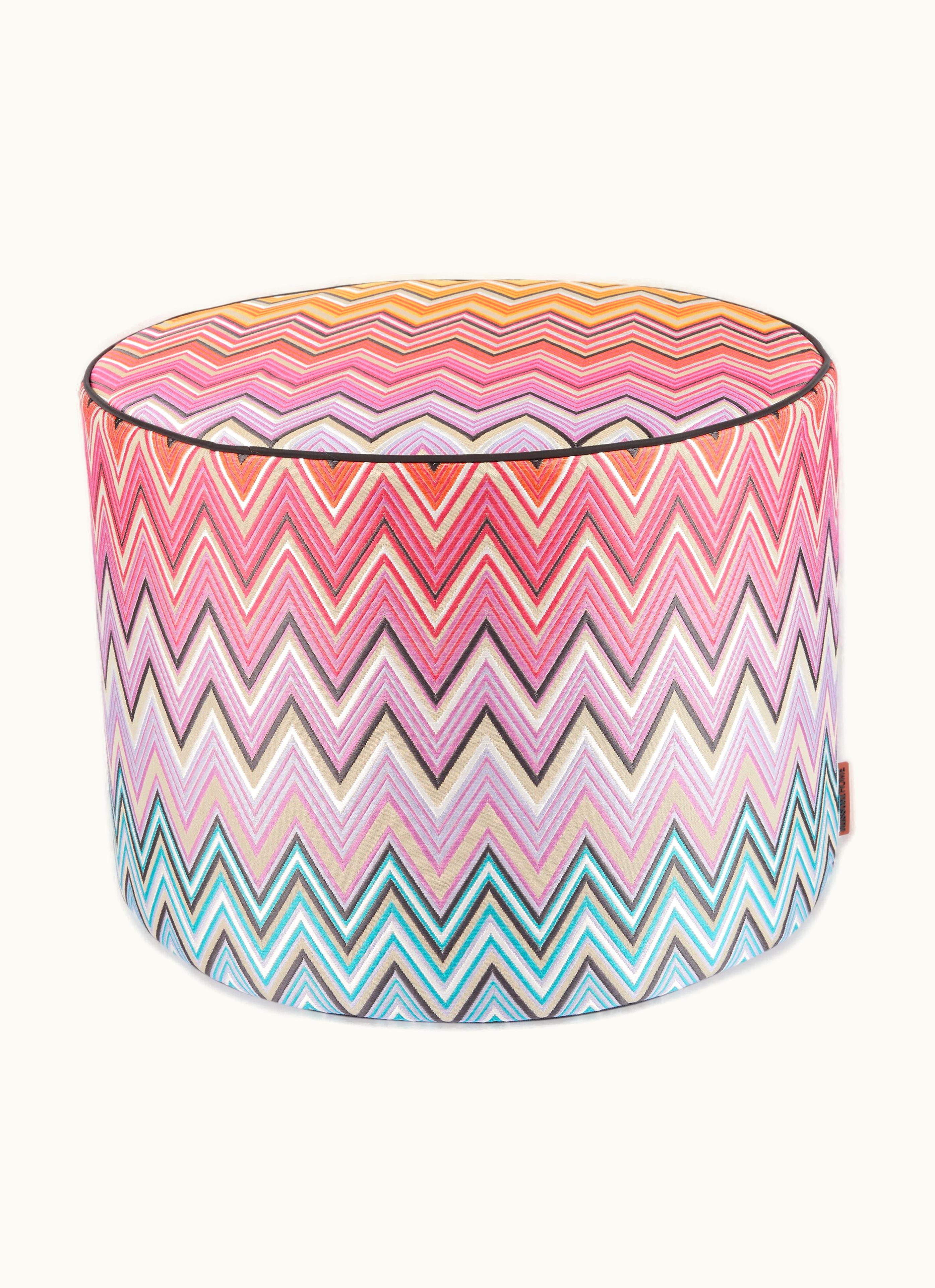 Missoni Missoni Yanai Cylinder Pouf 40x30 Multicoloured