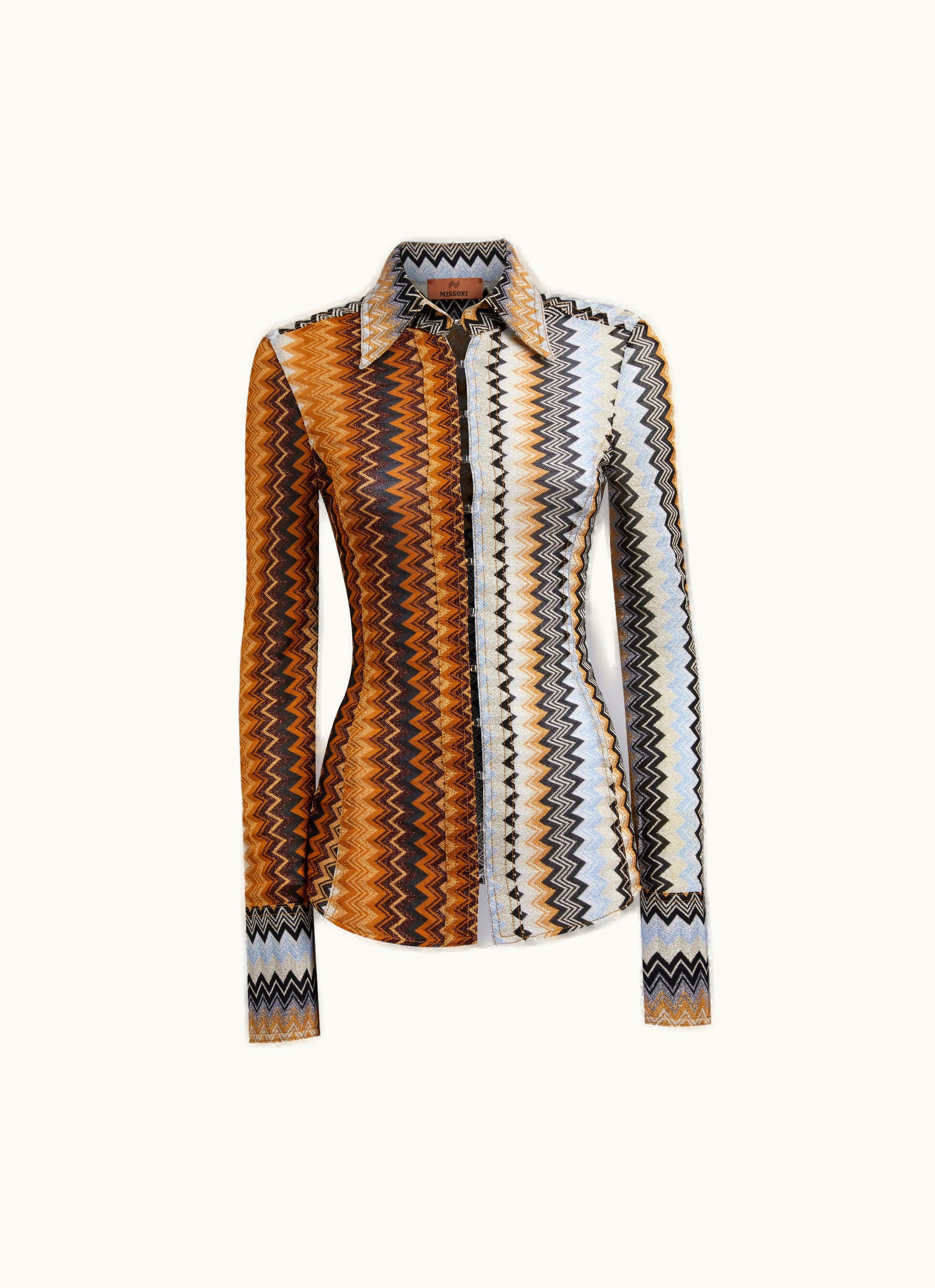 Missoni Missoni Viscose Chevron Shirt With Lurex Multicoloured