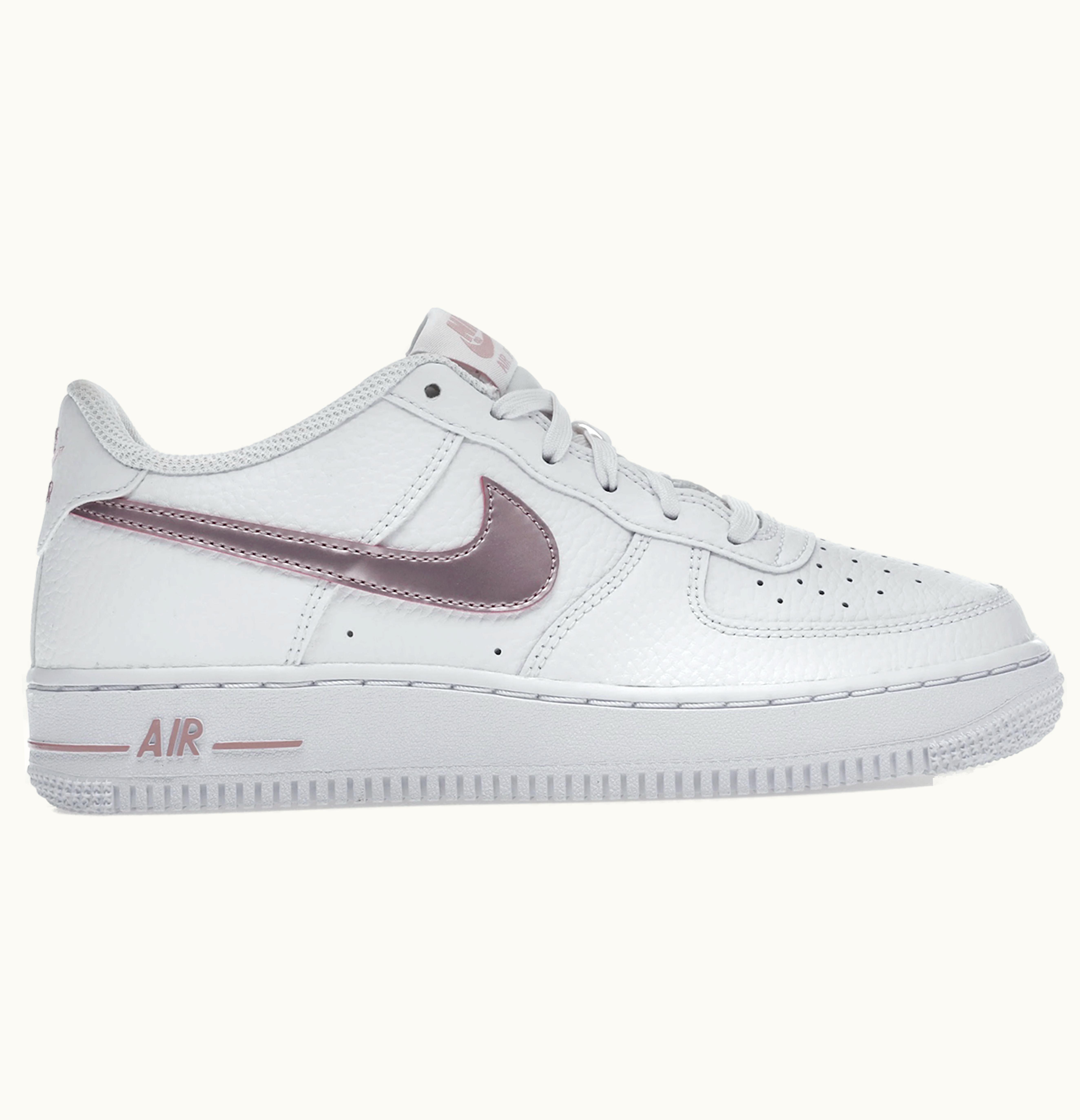 Nike Nike Air Force 1 White Pink Glaze GS
