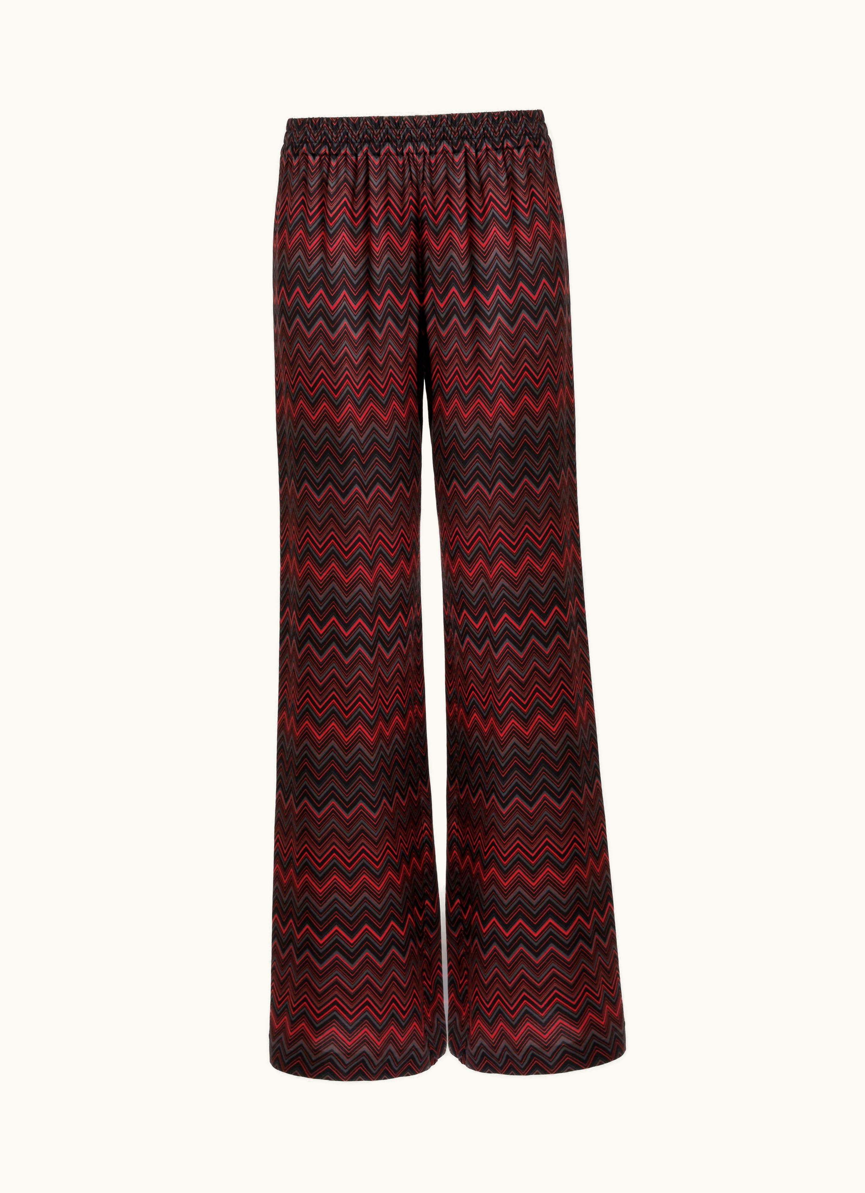 Missoni Missoni Trousers In Zigzag Jacquard Viscose Multicoloured