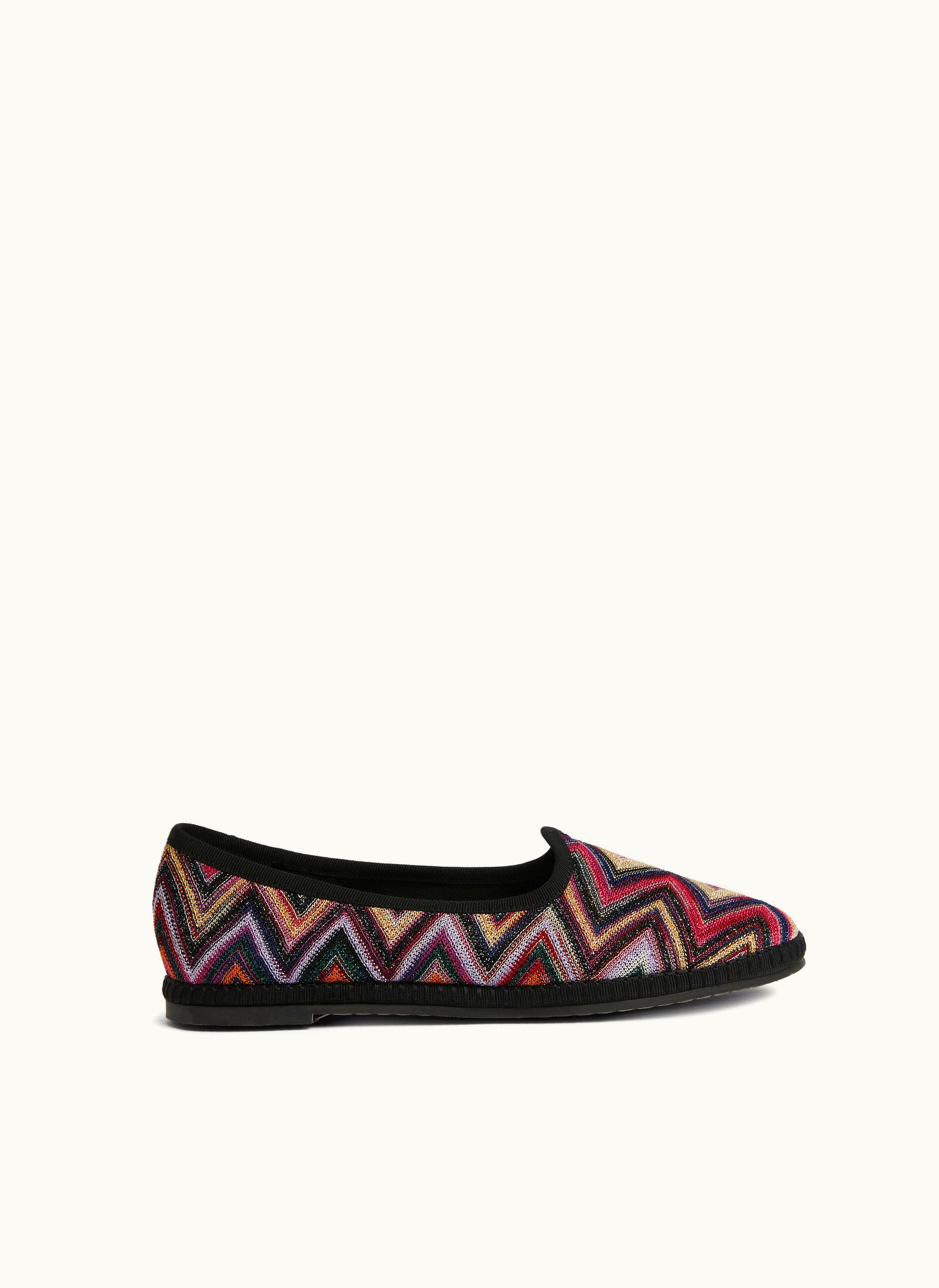 Missoni Missoni Friulane In Chevron Fabric With Lurex Multicoloured Multicoloured
