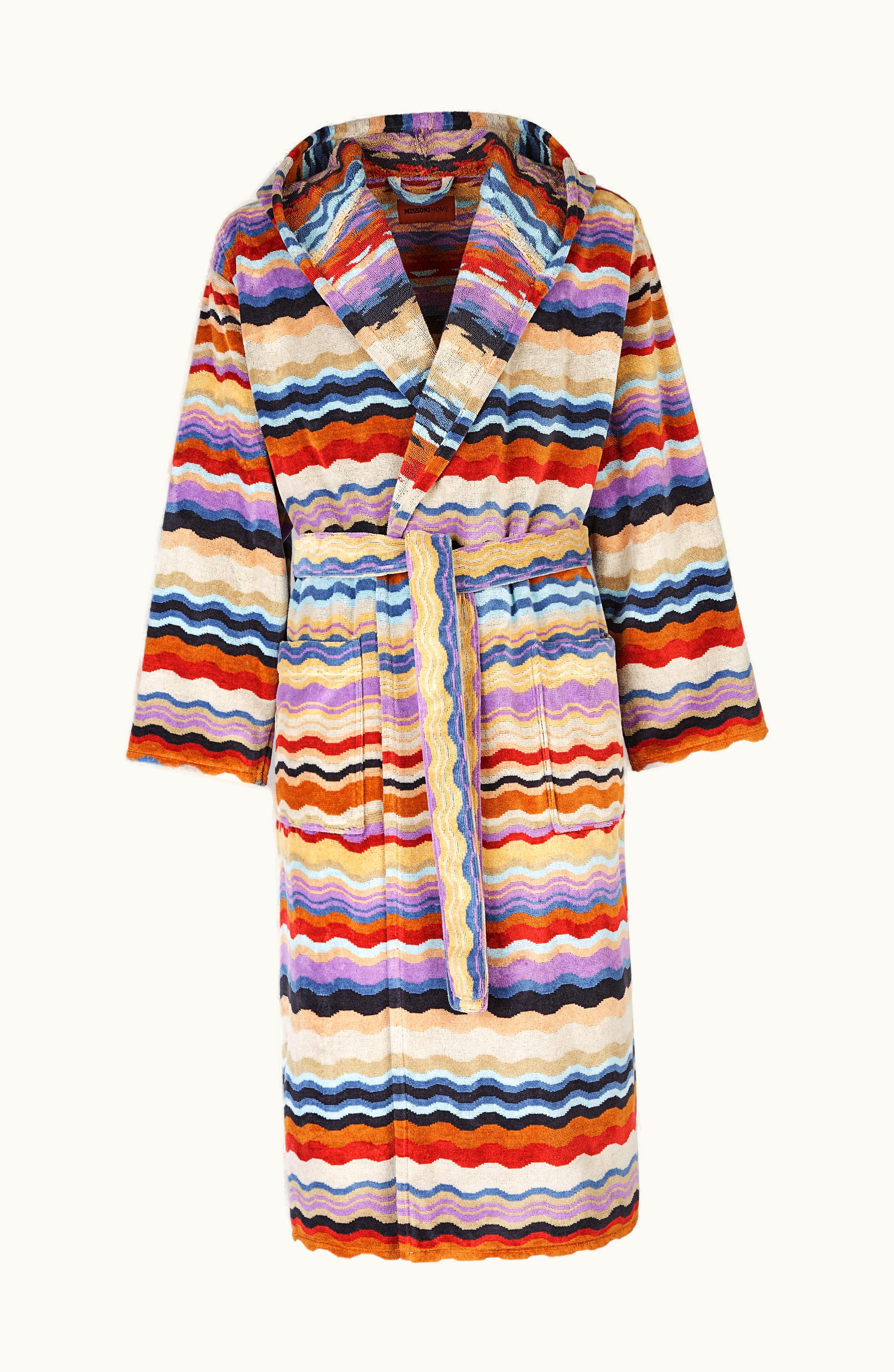 Missoni Missoni Bonnie Hooded Bathrobe Multicoloured