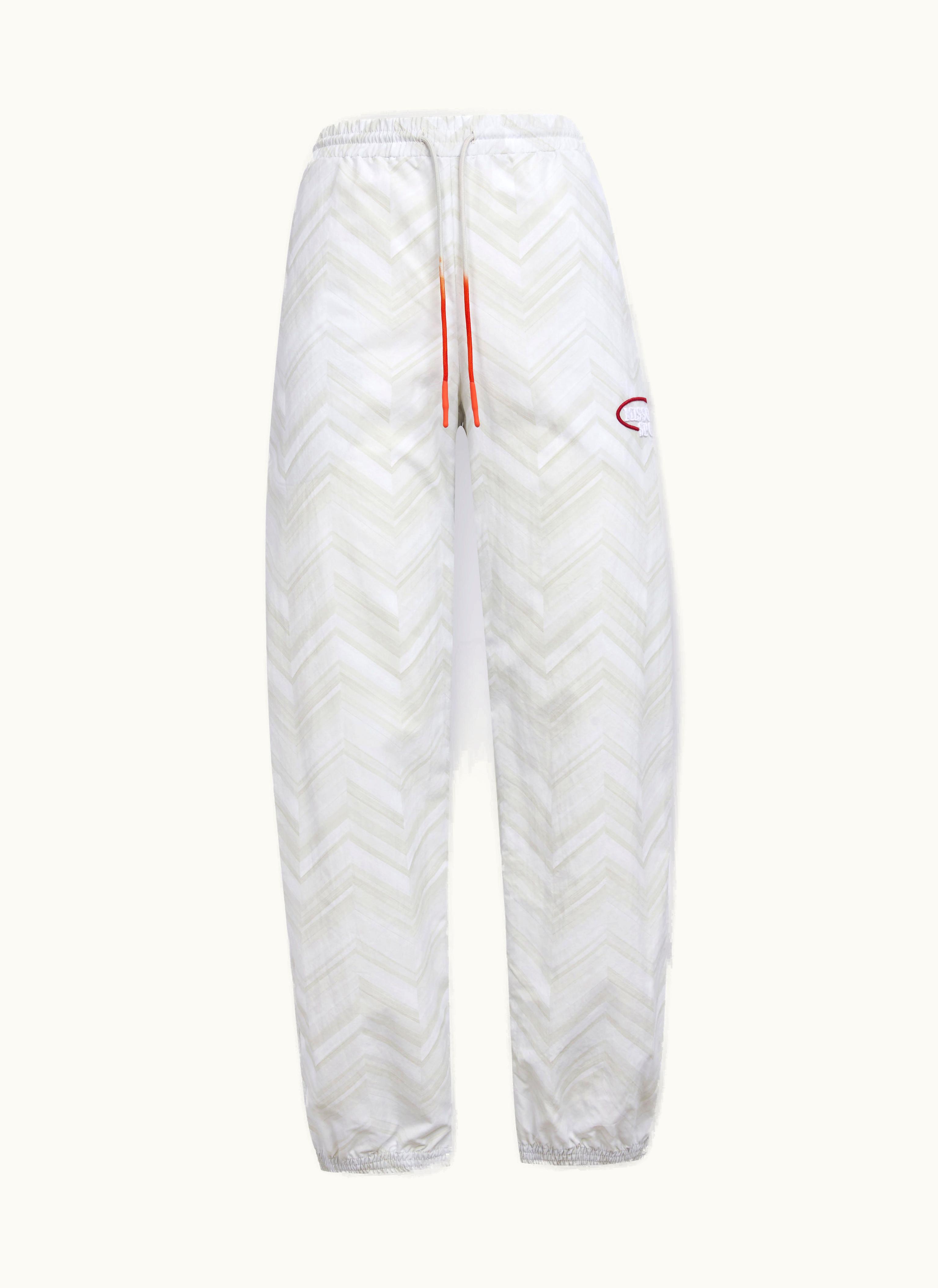 Missoni Missoni Nylon Chevron Joggers White
