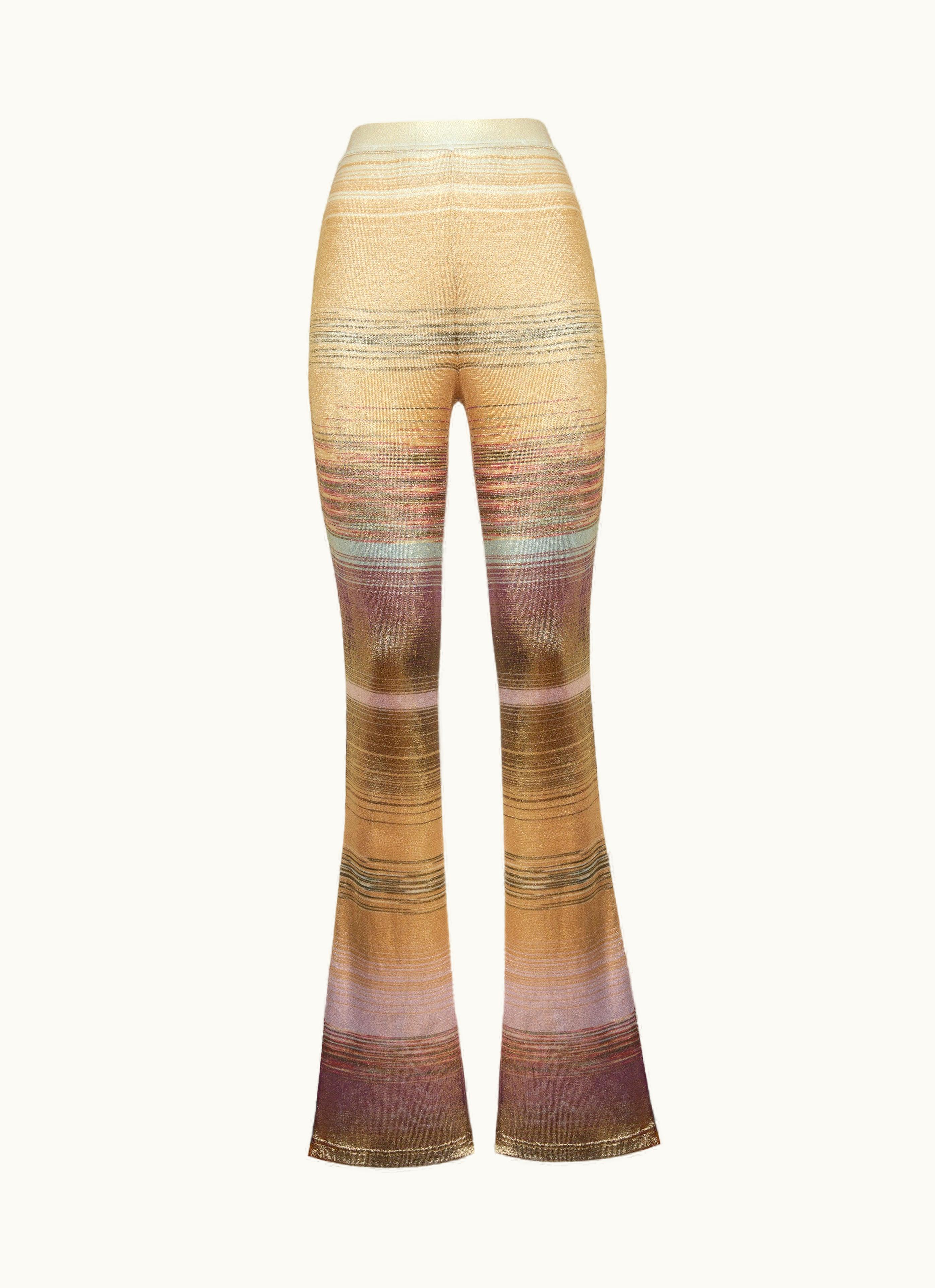 Missoni Missoni Slub Viscose Flared Trousers Multicoloured
