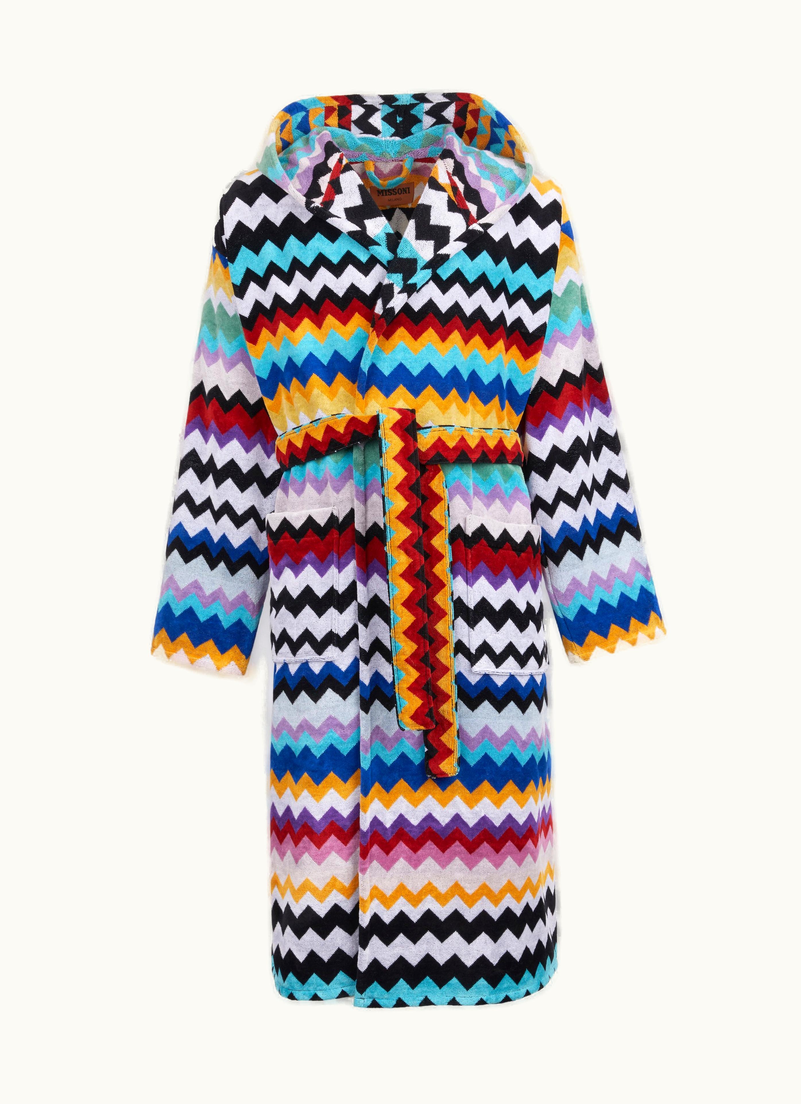 Missoni Missoni Cyrus Hooded Bathrobe Multicoloured