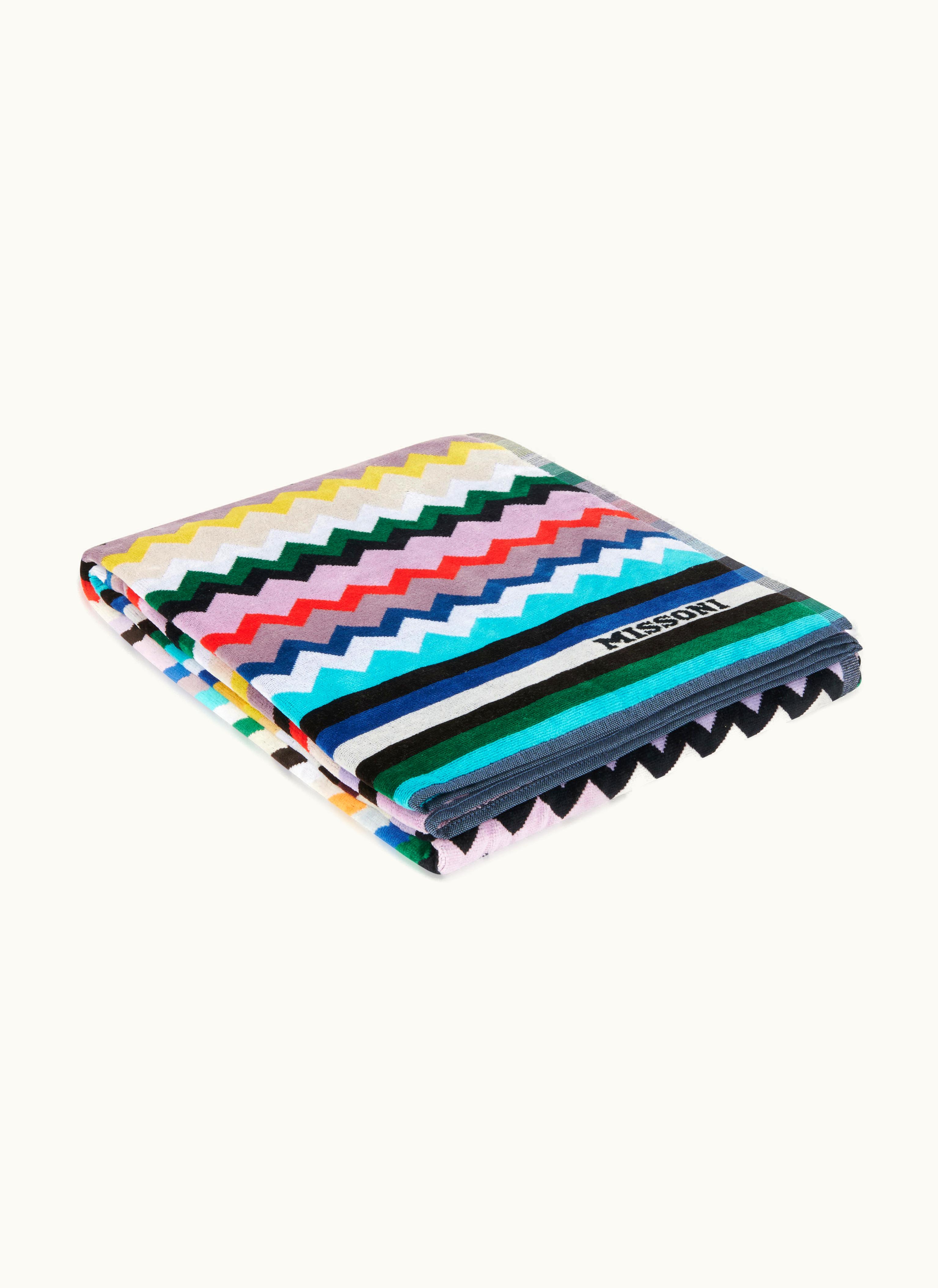 Missoni Missoni Carlie 100x180 CM Chevron Cotton Terry Beach Towel Multicoloured
