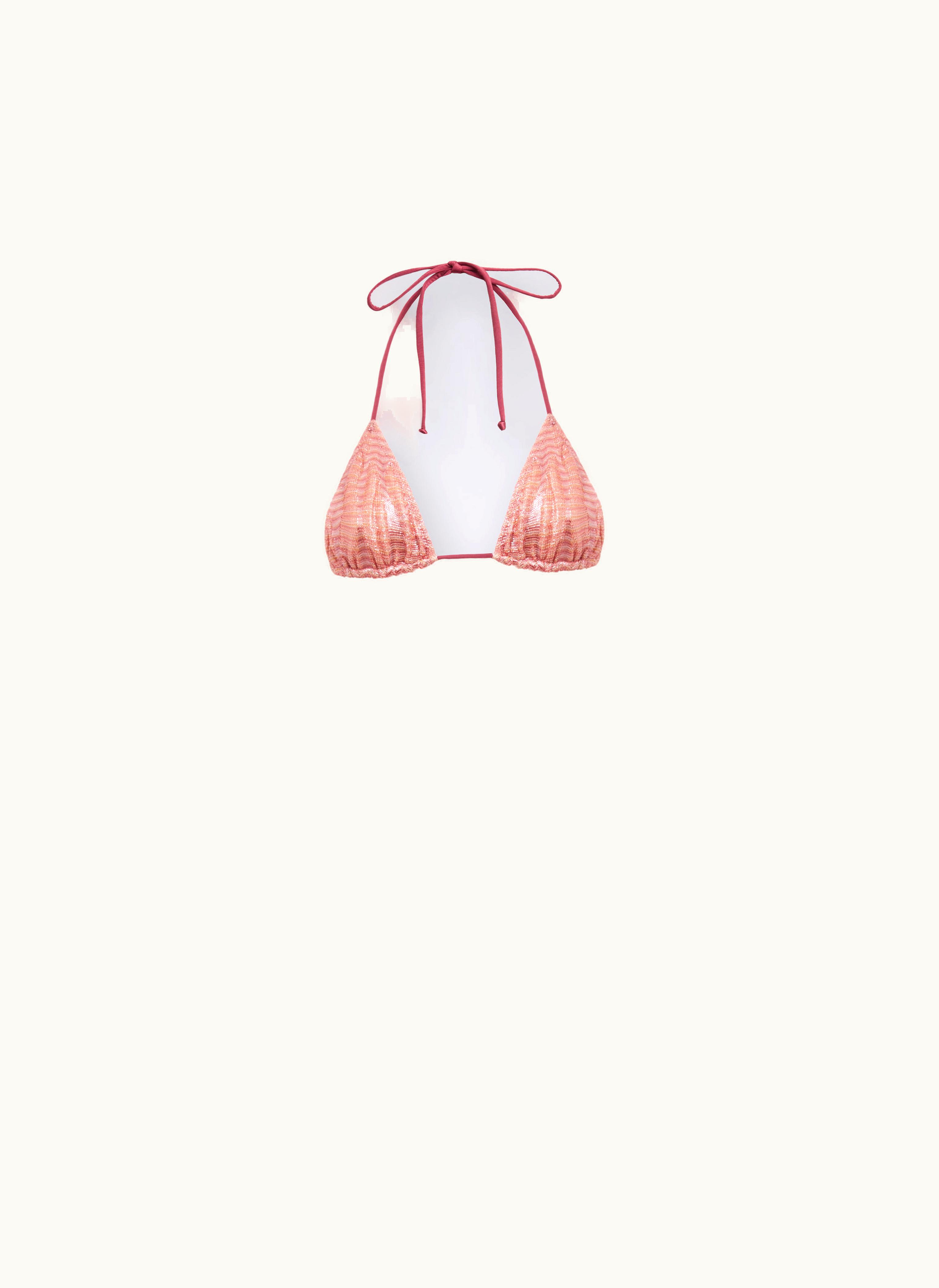 Missoni Missoni Jacquard Viscose Knit Bikini Pink