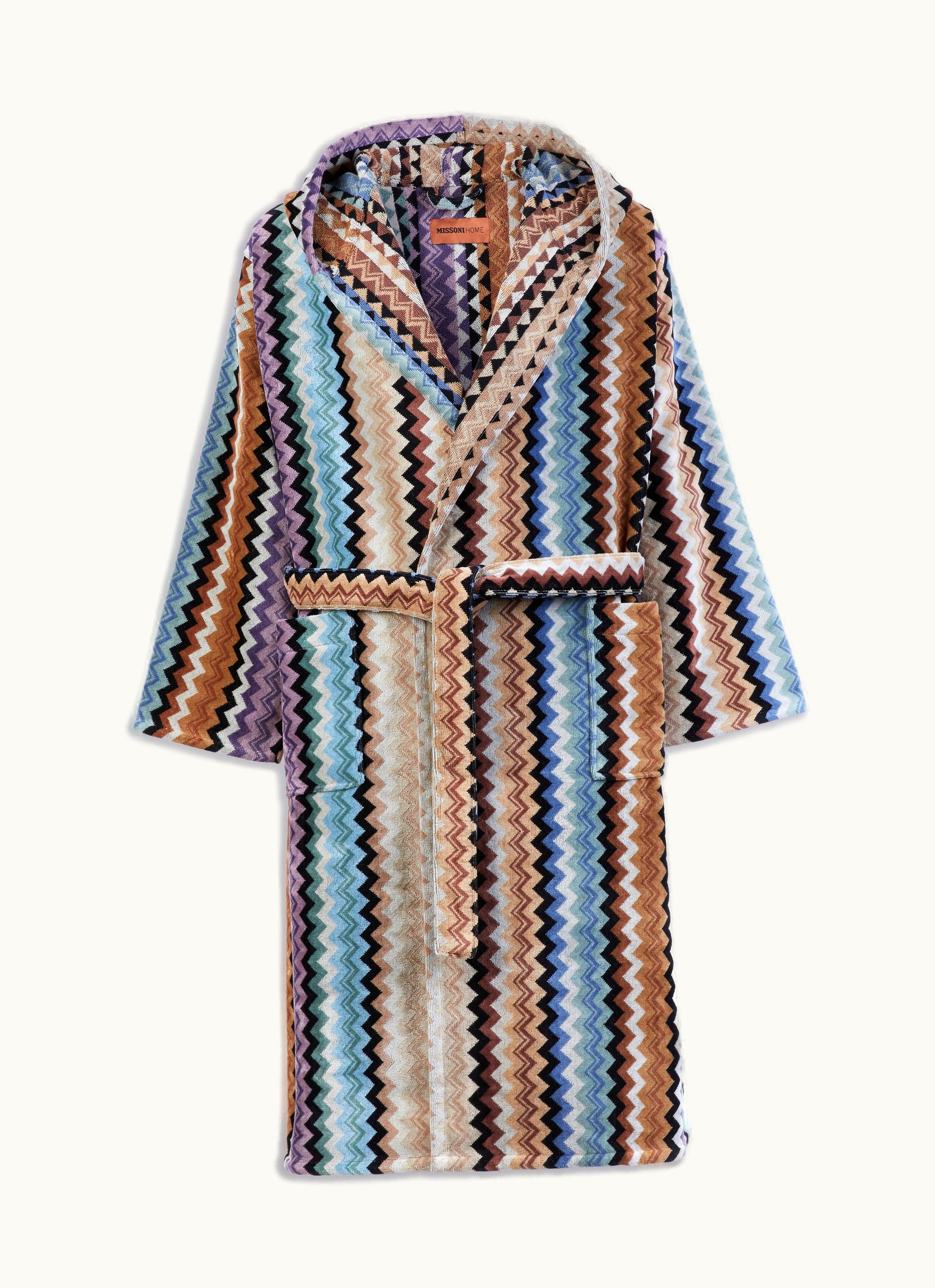 Missoni Missoni Adam Hooded Bathrobe Black