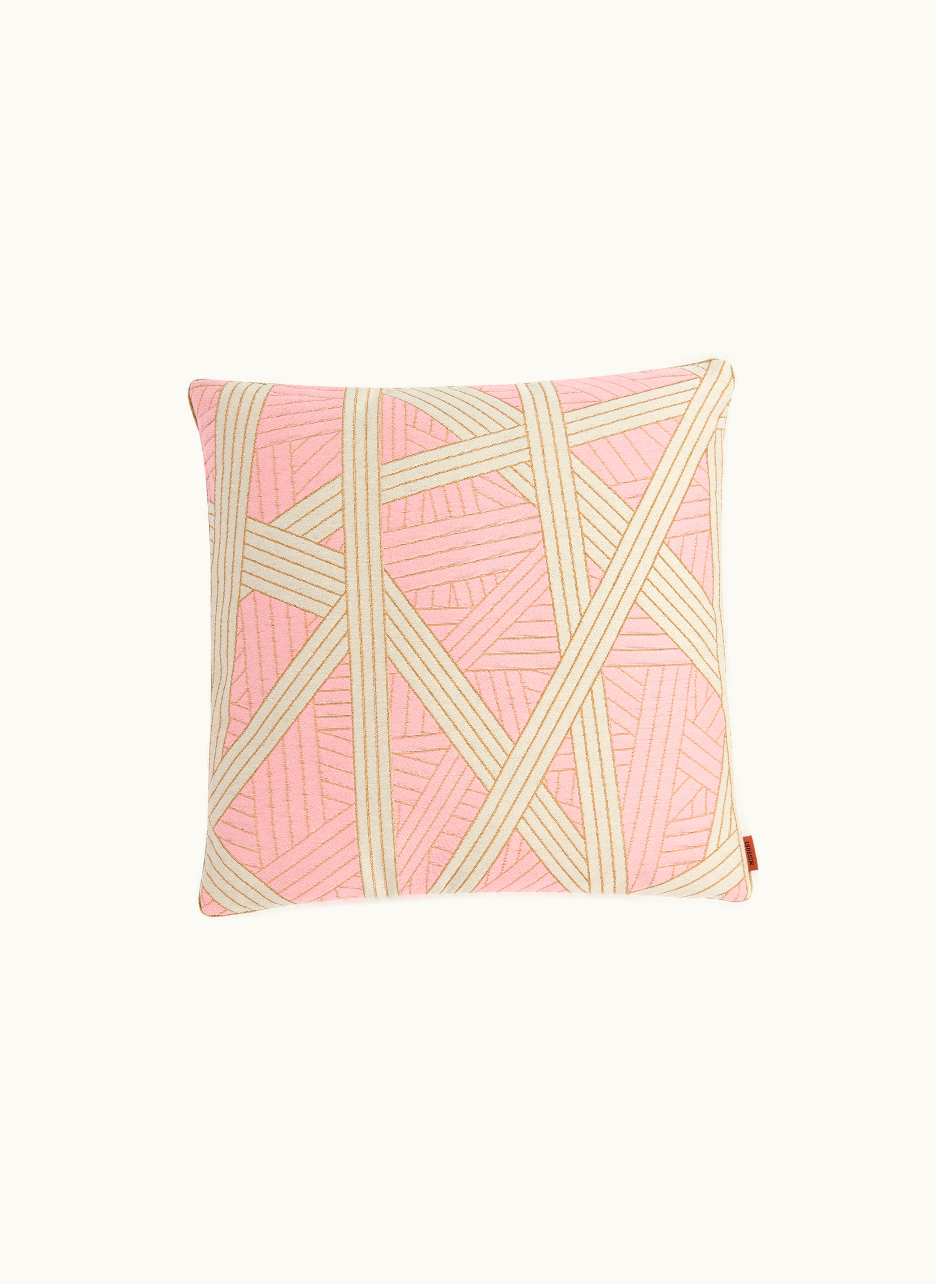 Missoni Missoni Nastri Cushion 40x40 CM With Stitching Pink