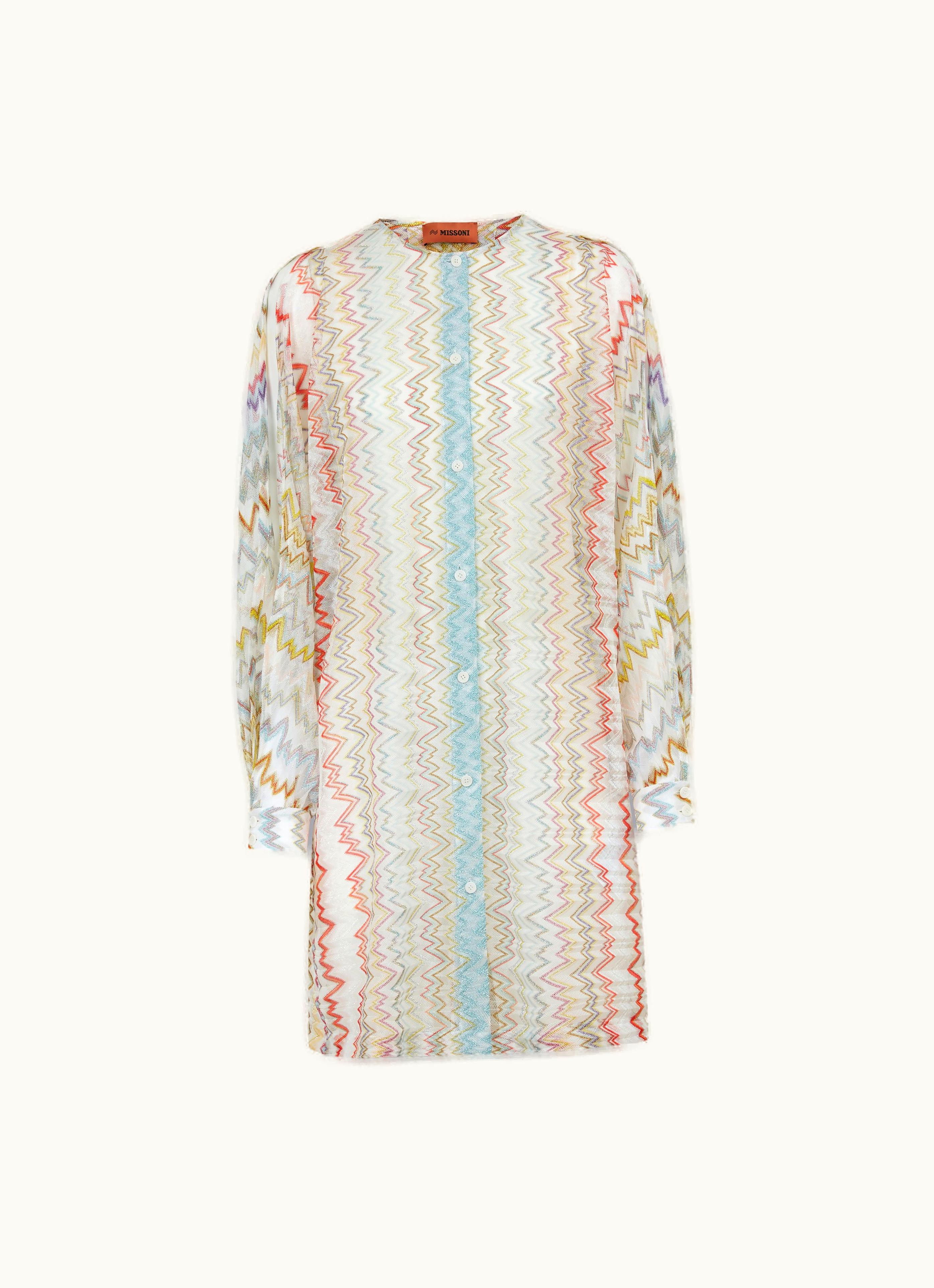 Missoni Missoni Silk Cover Up With Open Sleeves Multicoloured