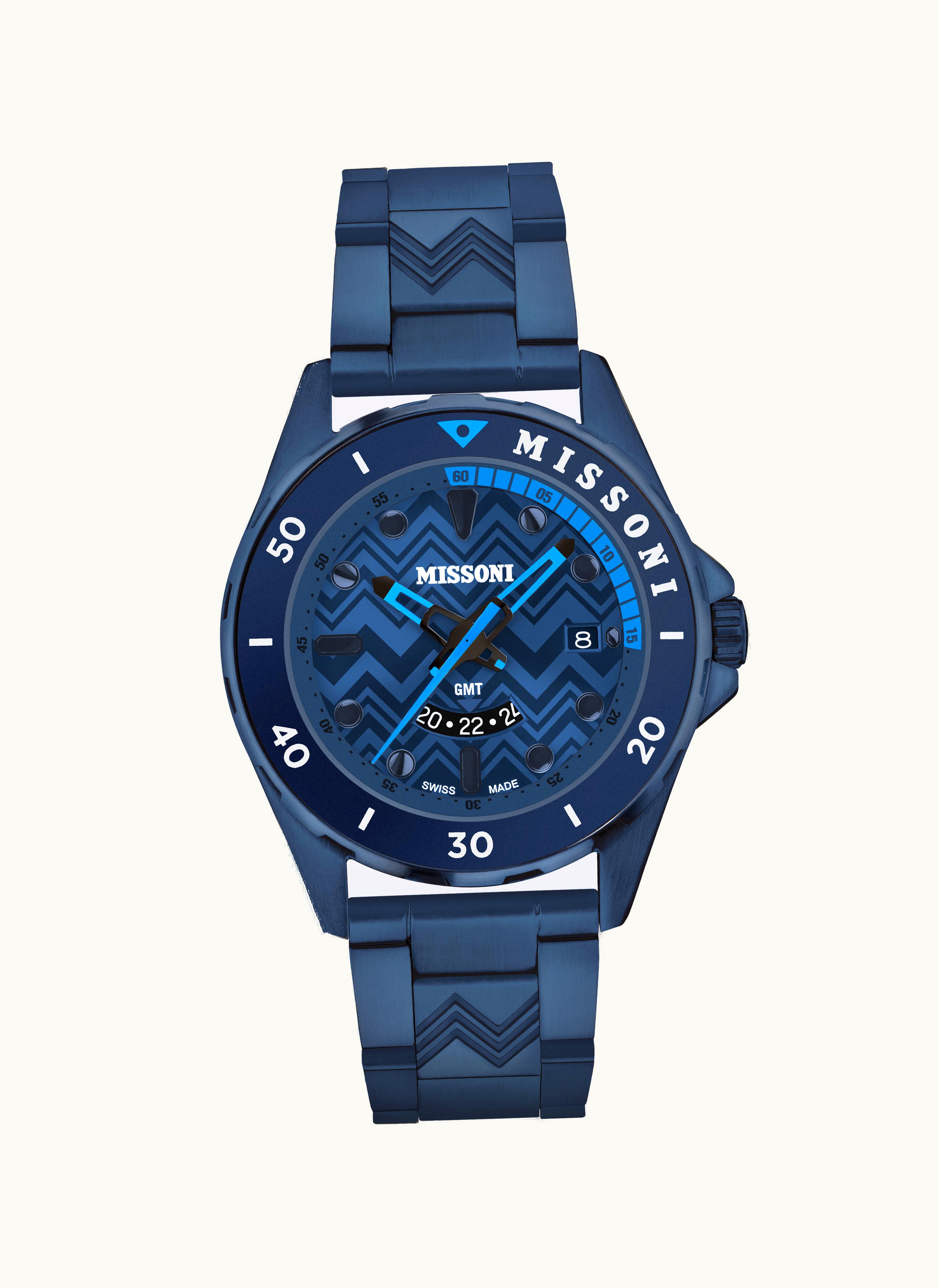 Missoni Missoni Gmt 43mm Watch Blue