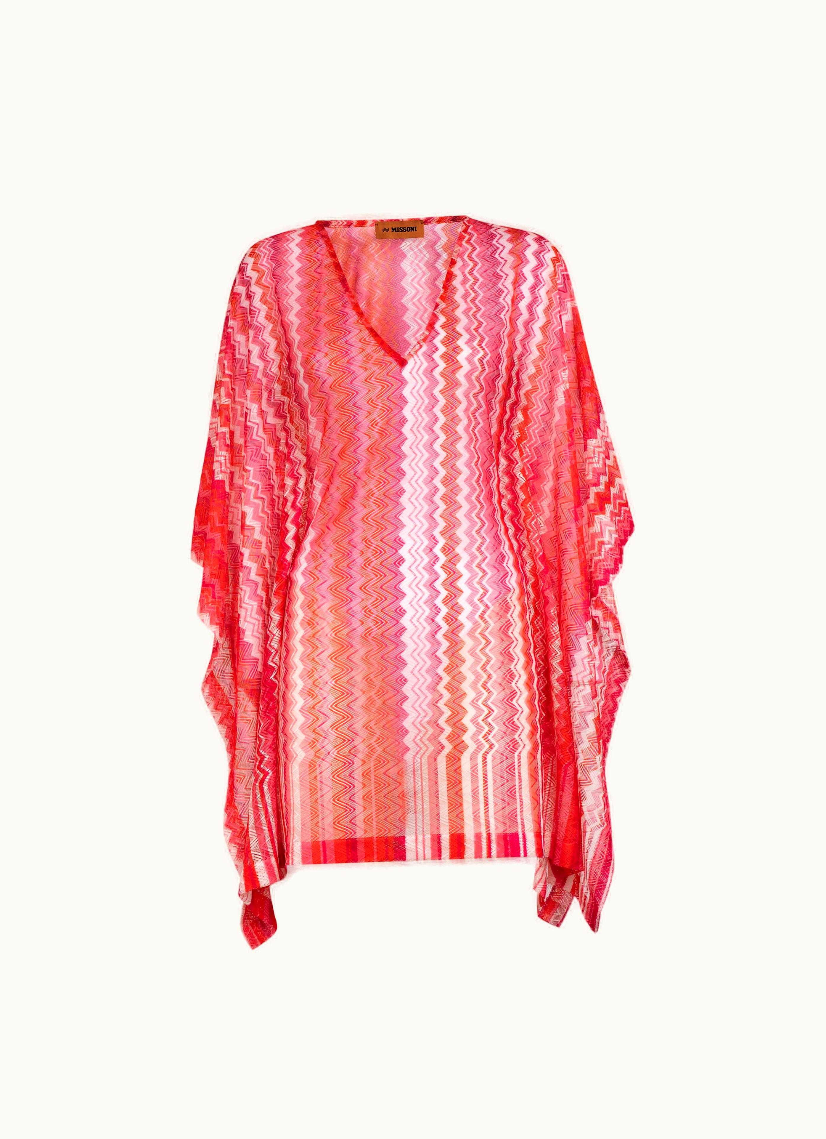 Missoni Missoni Short Chevron Kaftan Cover Up Multicoloured