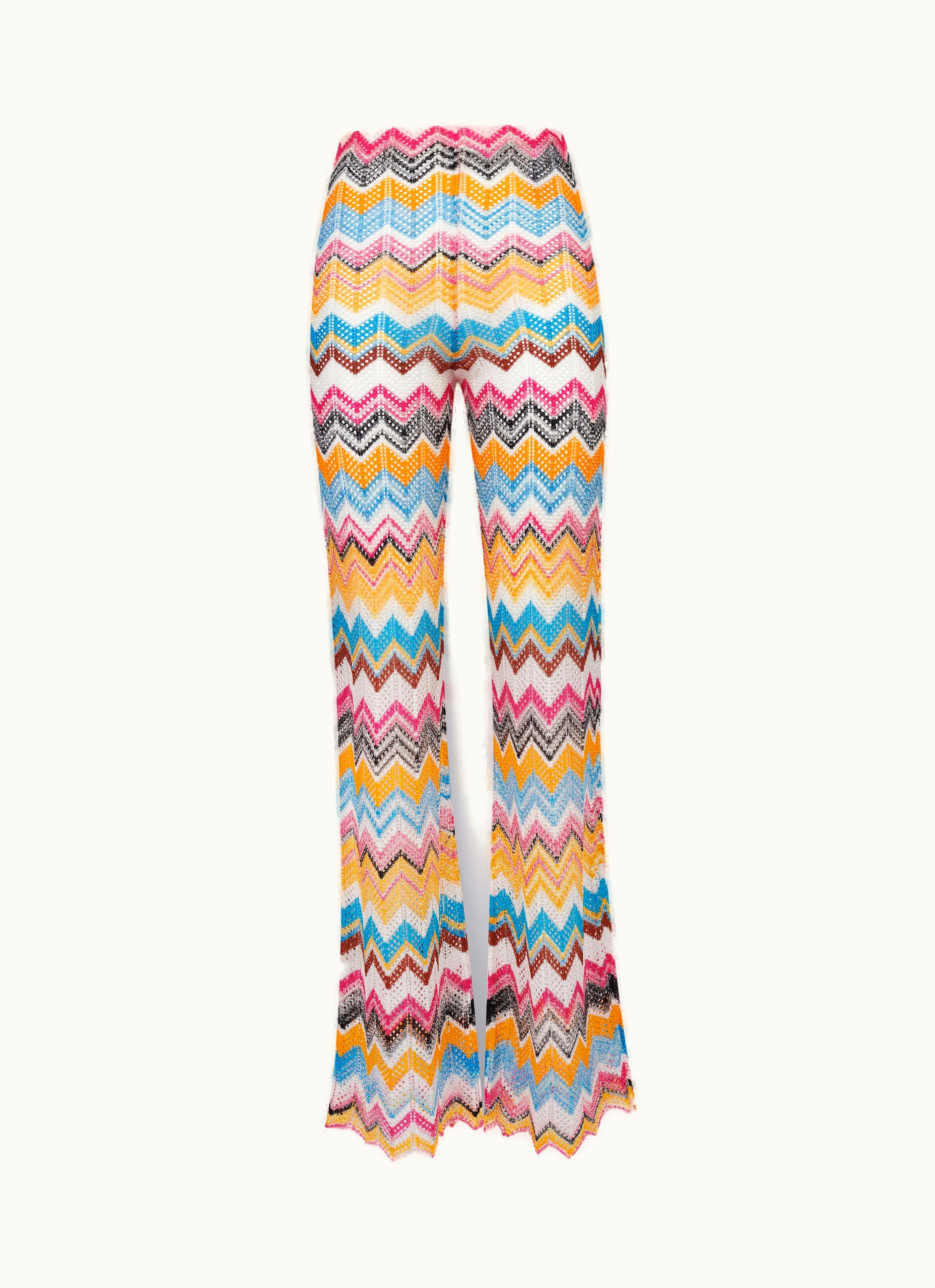 Missoni Missoni Multicoloured Zigzag Cover Up Trousers Multicoloured
