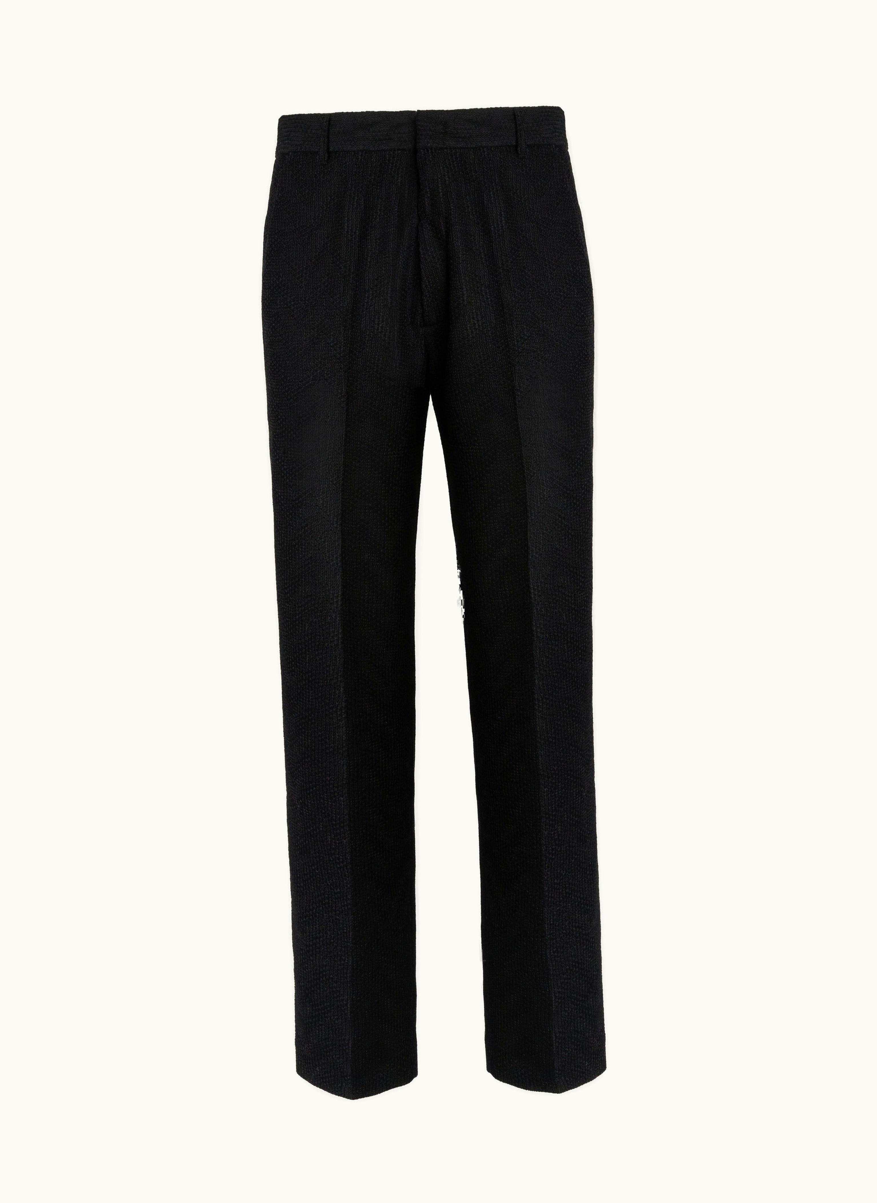 Missoni Missoni Cotton Chevron Chino Trousers White, Black & Beige