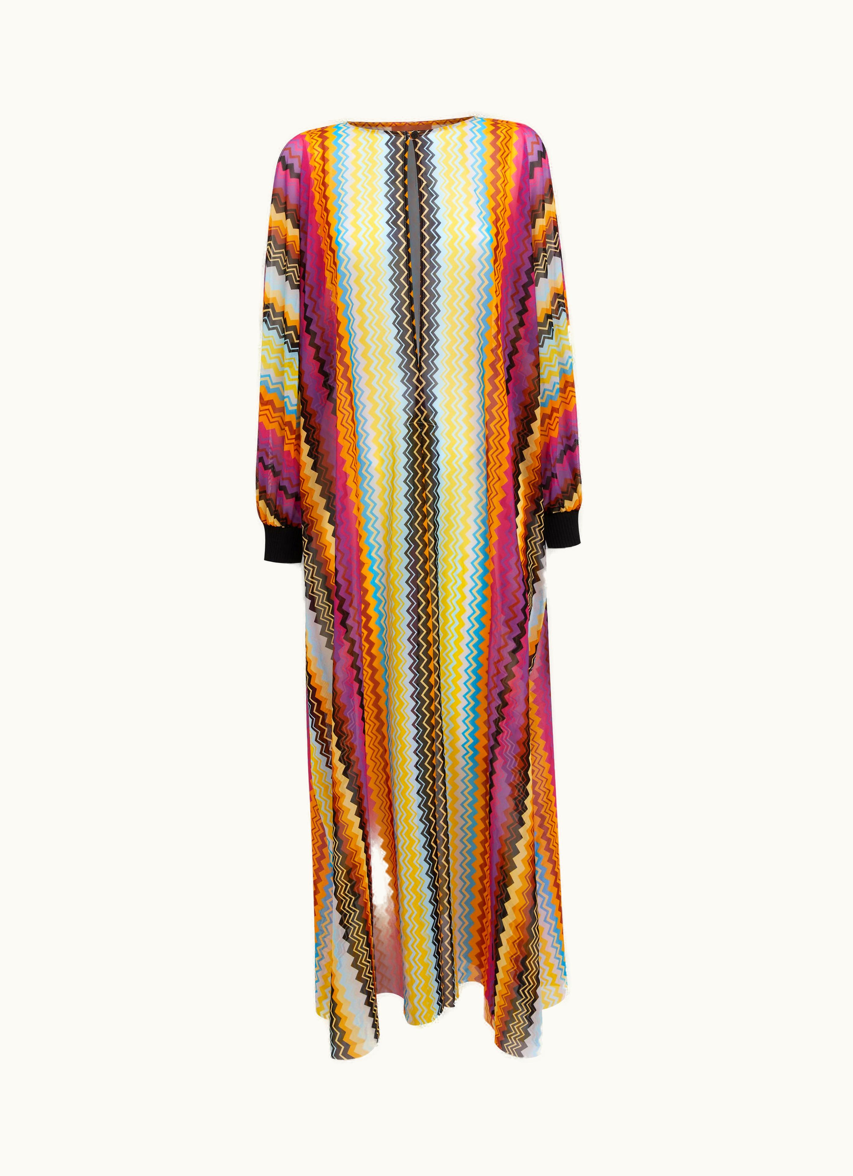 Missoni Missoni Long-sleeved Long Cover Up Multicoloured